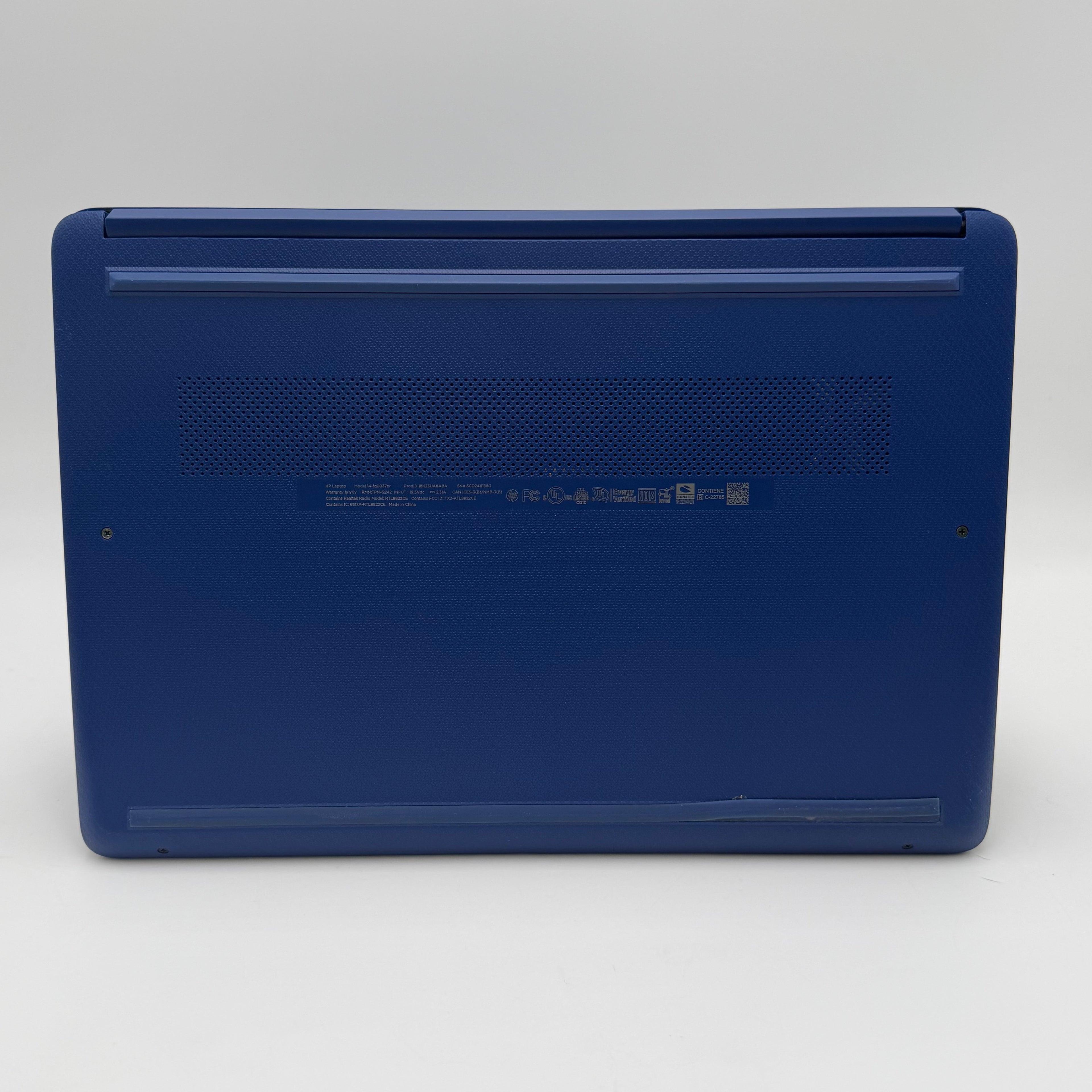 HP 14-fq0037nr 14-inch Laptop AMD A6 4GB RAM 64GB Blue Charger Included