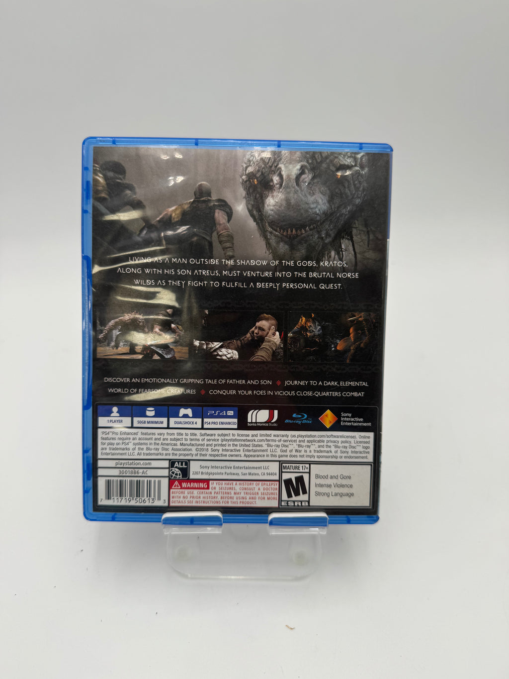 God of War PlayStation 4  - Used - B Standard Edition
