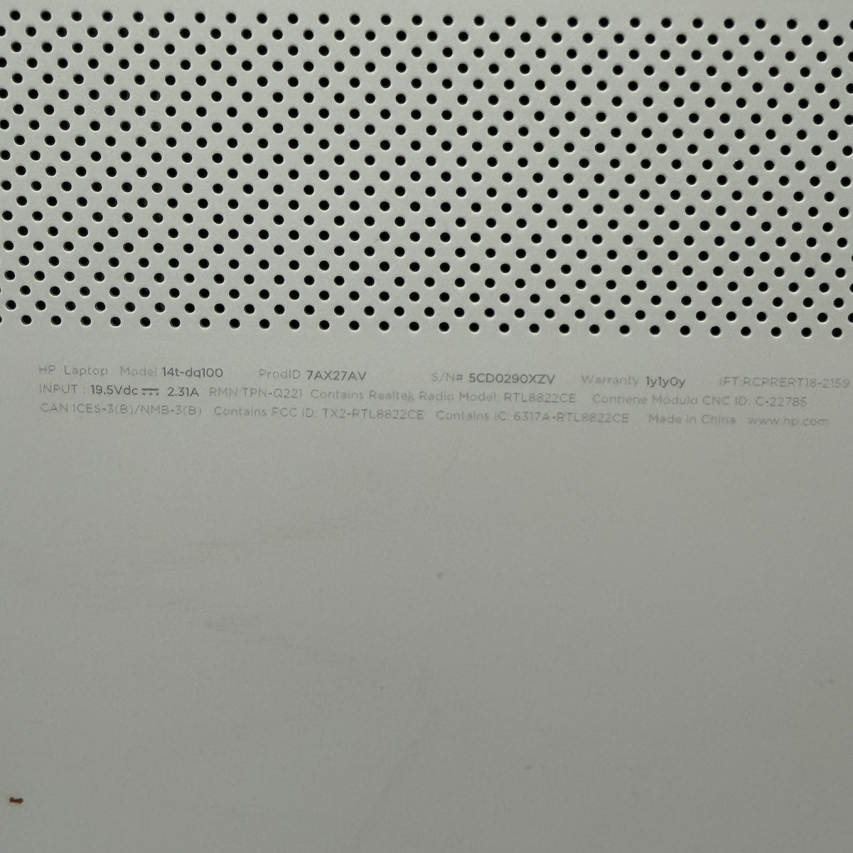 HP 11-ak0021dx Laptop White - Broken