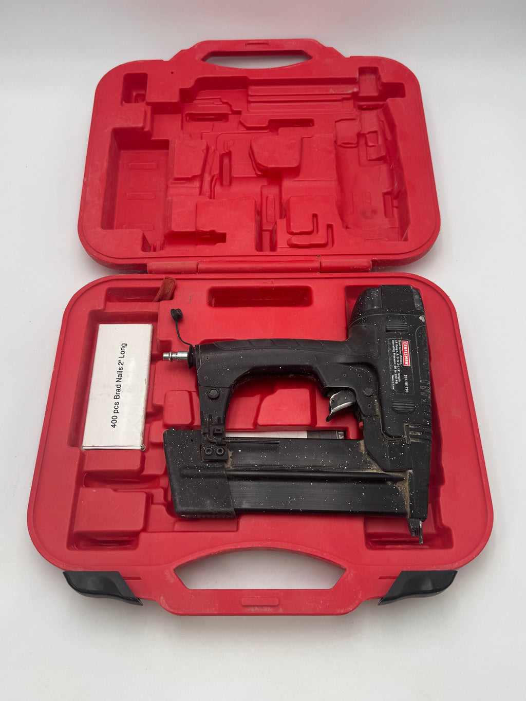 Craftsman Brad Nailer Oilles Power Tool - Black
