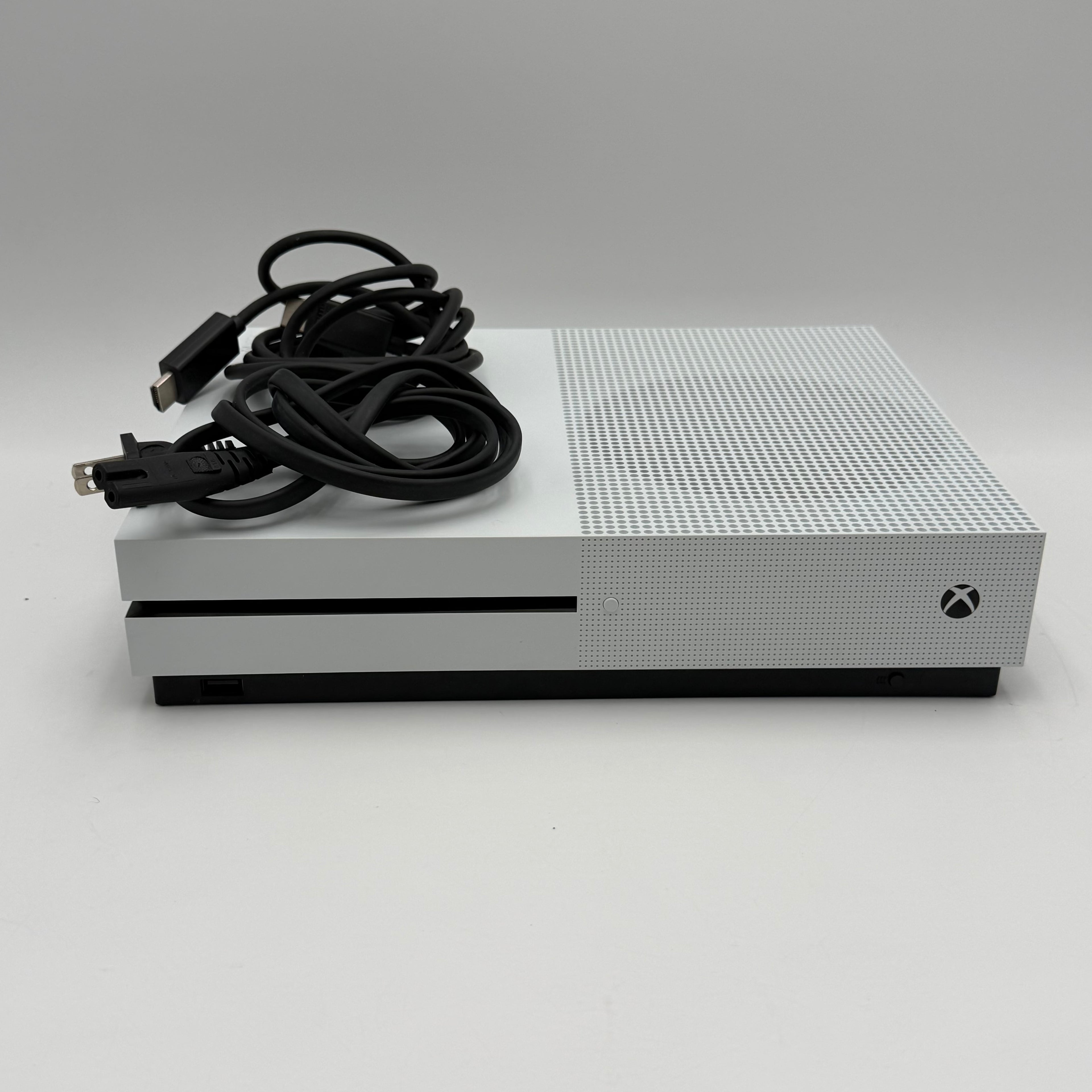 Microsoft Xbox One S 500GB Console -With Box, Cables - Excellent Condition