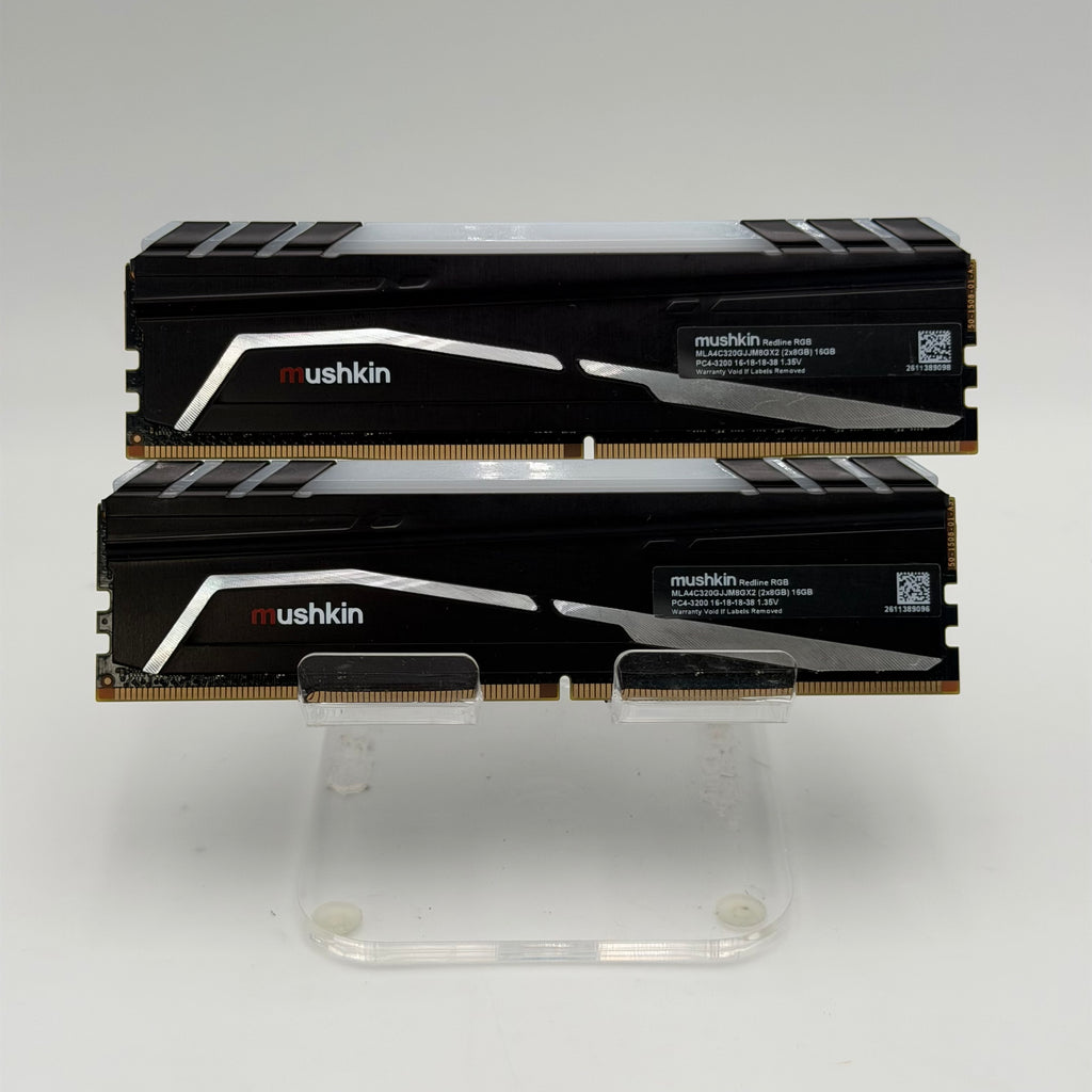 Mushkin Red Line 16GB (2x8GB) DDR4 3200MHz RAM Black MLA4C320GJJM8G