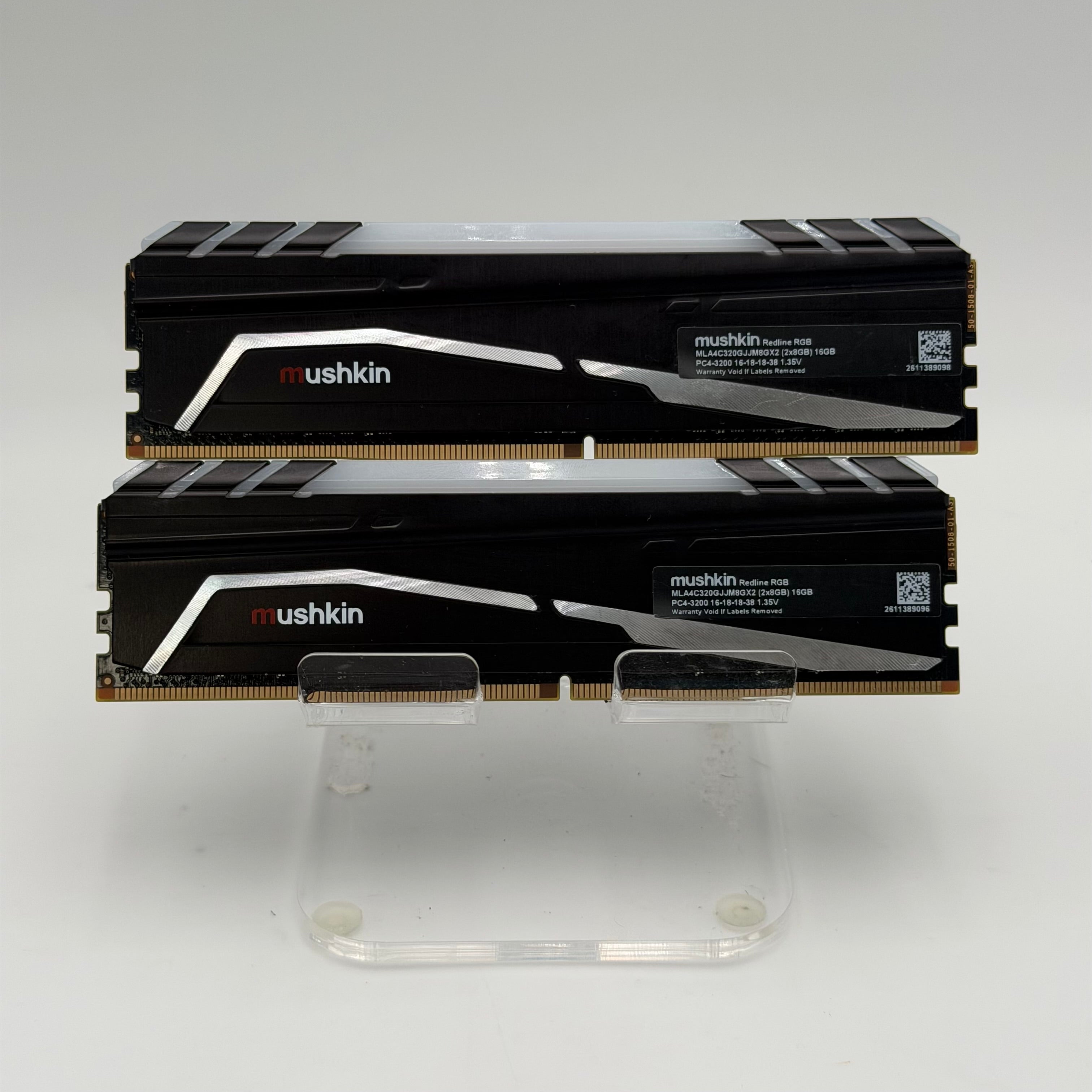 Mushkin Red Line 16GB (2x8GB) DDR4 3200MHz RAM Black MLA4C320GJJM8G