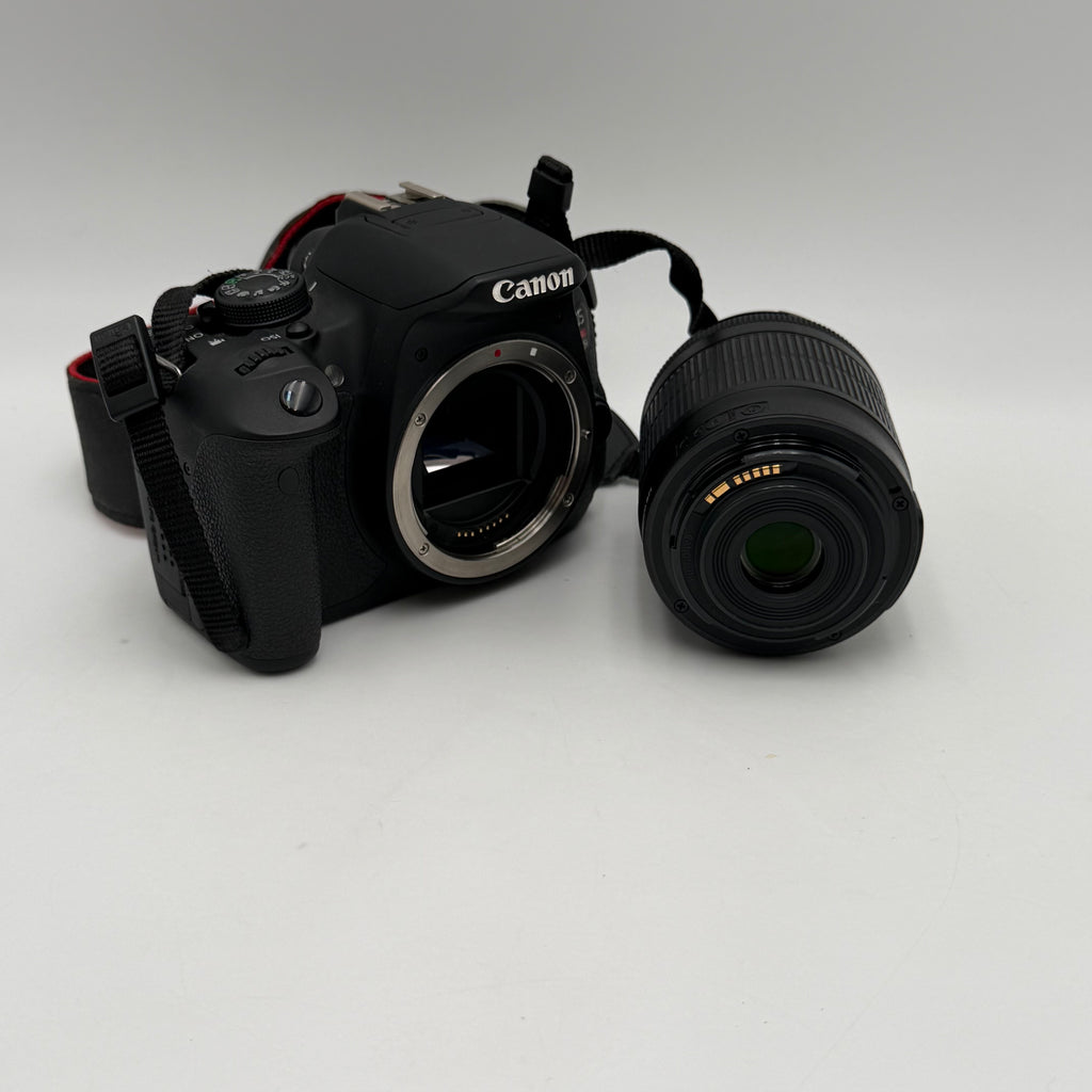 Canon EOS Rebel T5i DSLR Camera, Charger + EF-S 18-55mm Lens