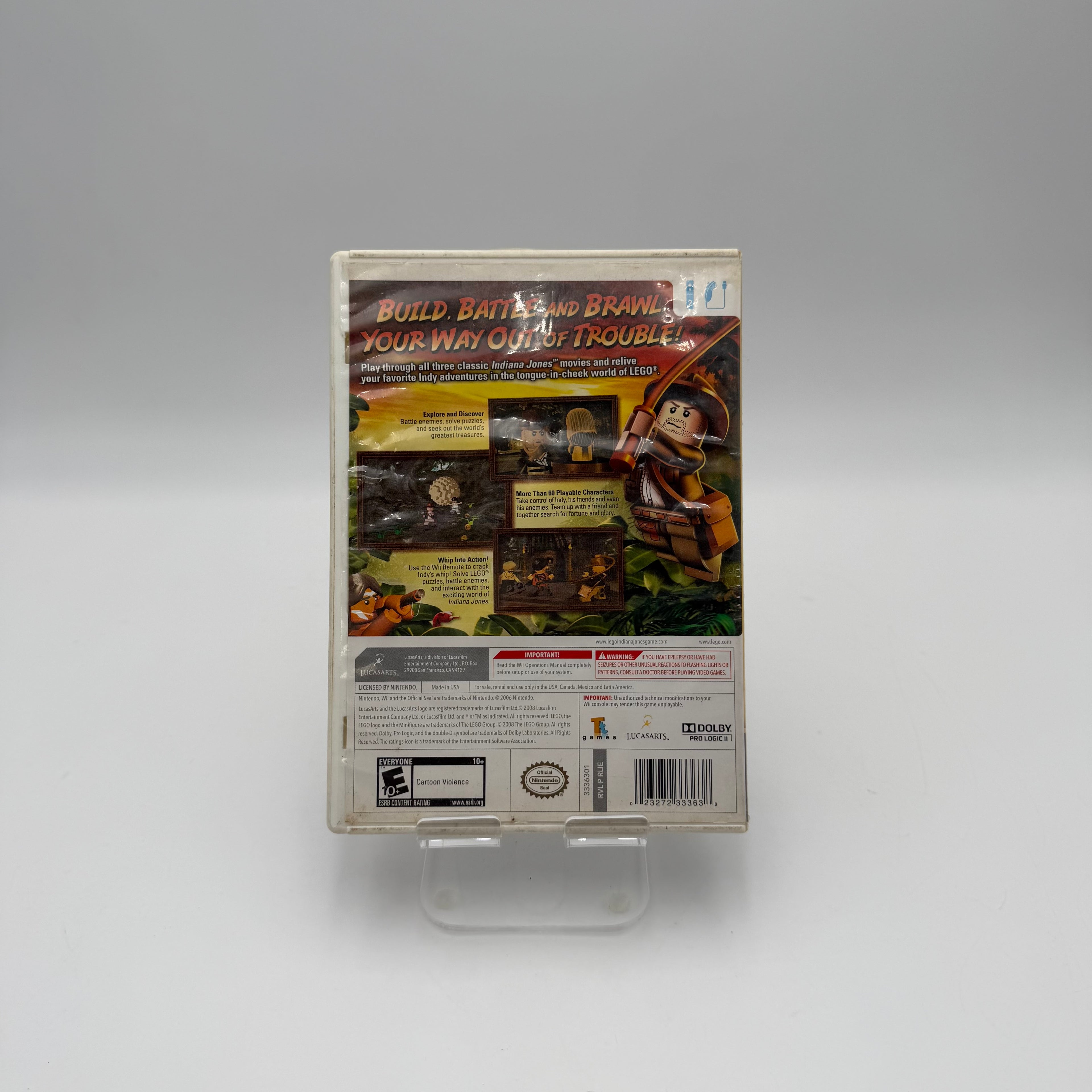 Nintendo Wii LEGO Indiana Jones: The Original Adventures - Tested/Working