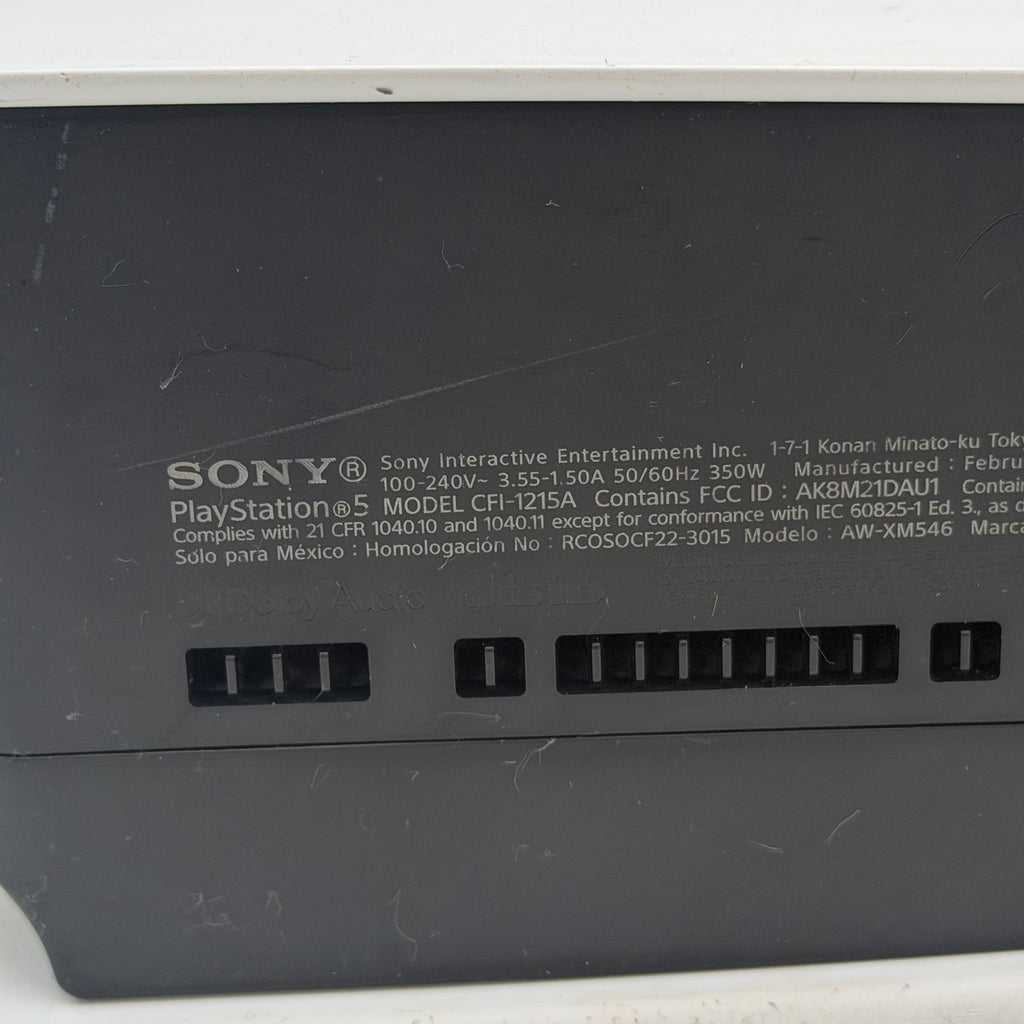 Sony PlayStation 5 Disc Edition  1TB White Broken HDMI For Parts Repair