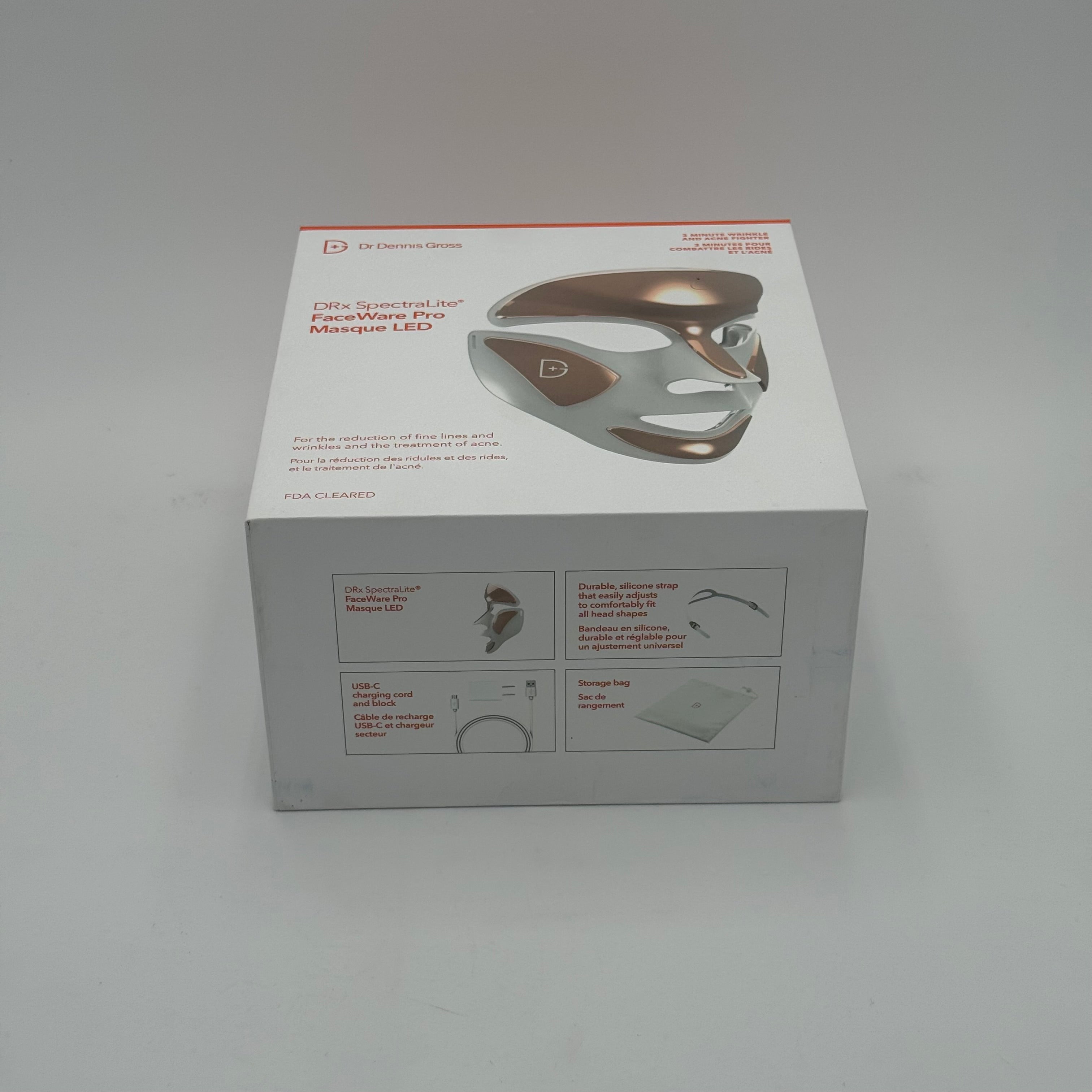 Dr Dennis Gross DRx SpectraLite FaceWare Pro Masque LED - New In Box