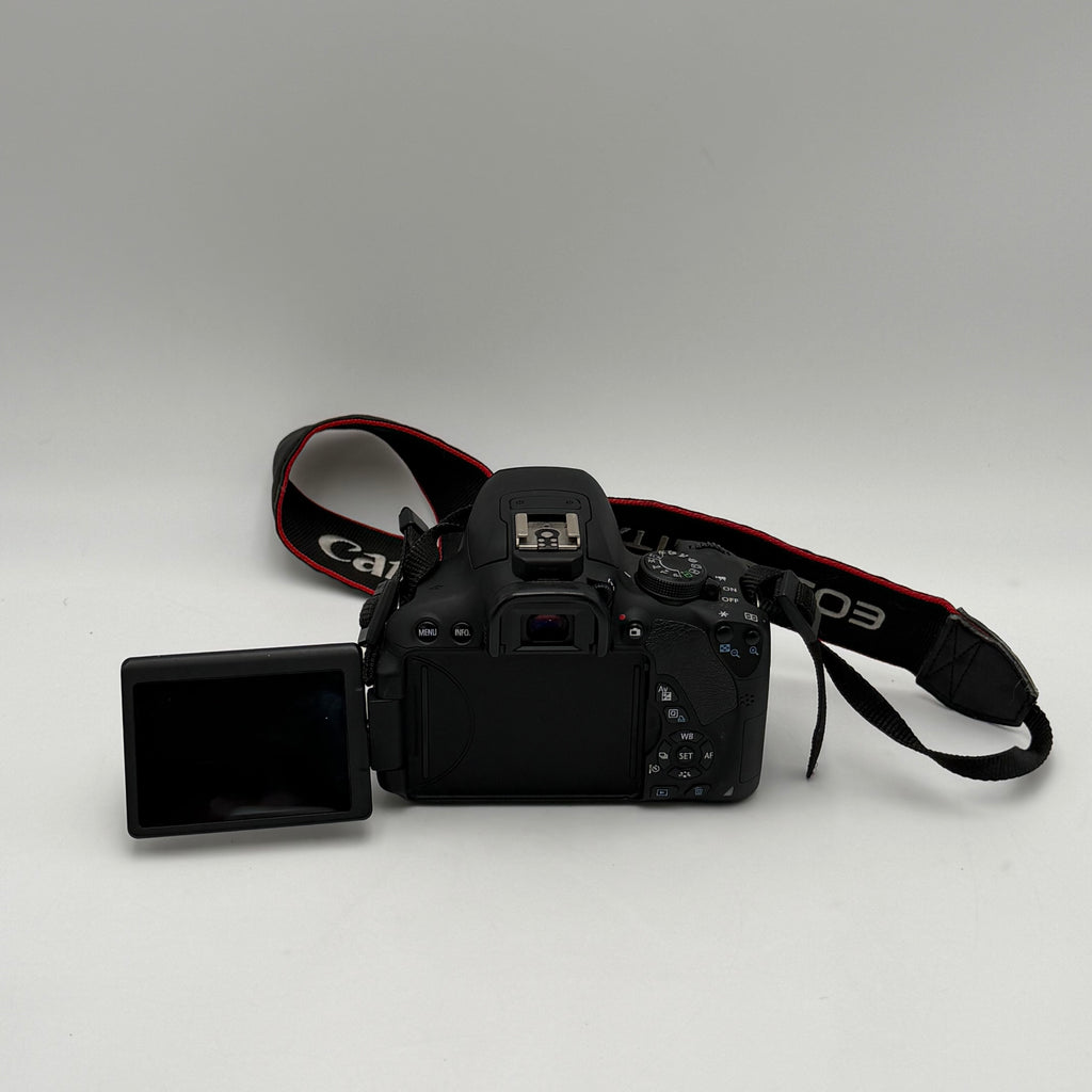 Canon EOS Rebel T5i DSLR Camera, Charger + EF-S 18-55mm Lens