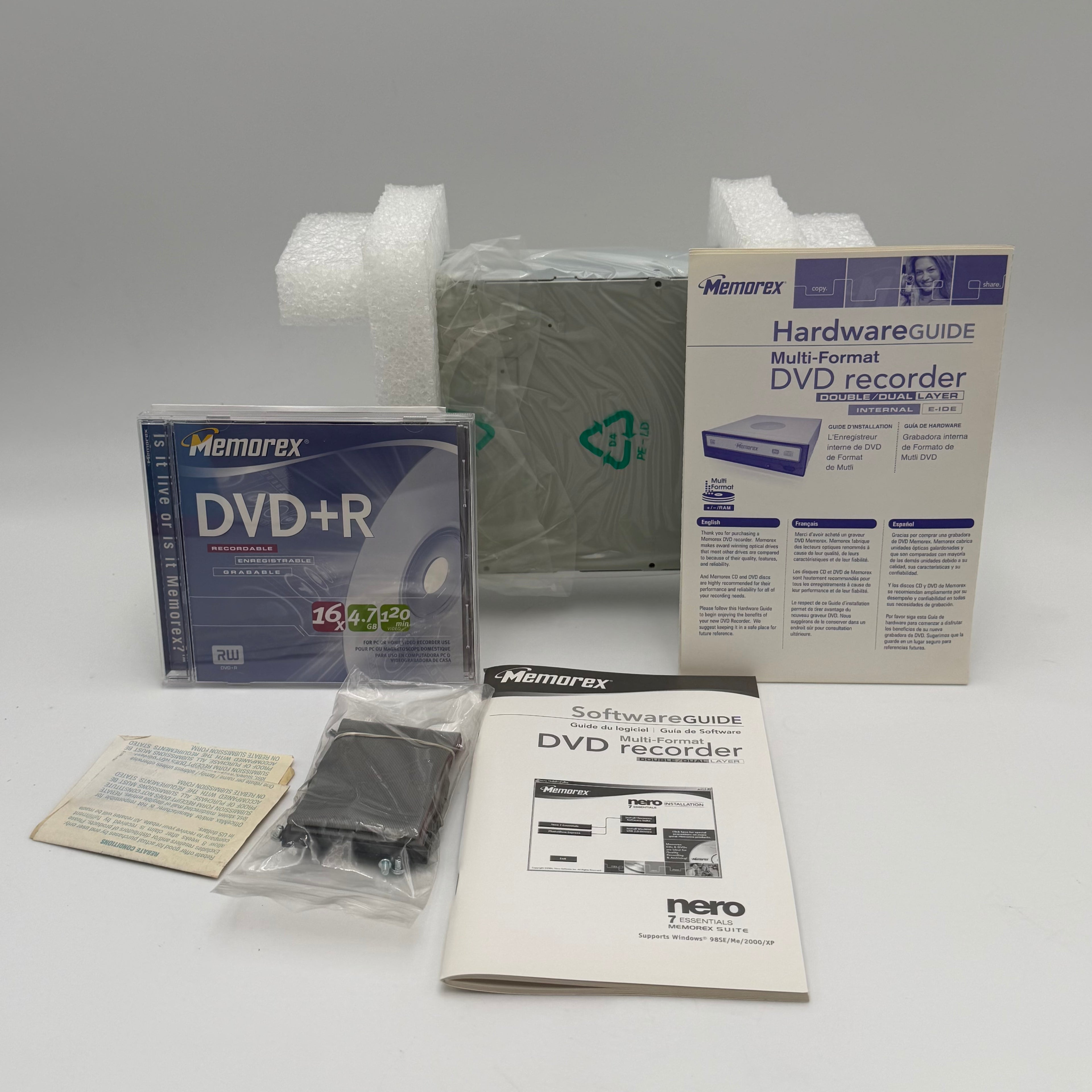Memorex Multi Format DVD Recorder Silver New Open Box