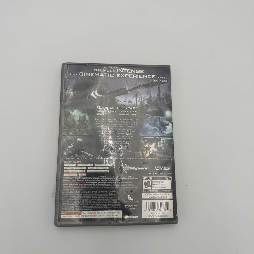 Call of Duty: Modern Warfare Game of the Year - Microsoft Xbox 360 Cib