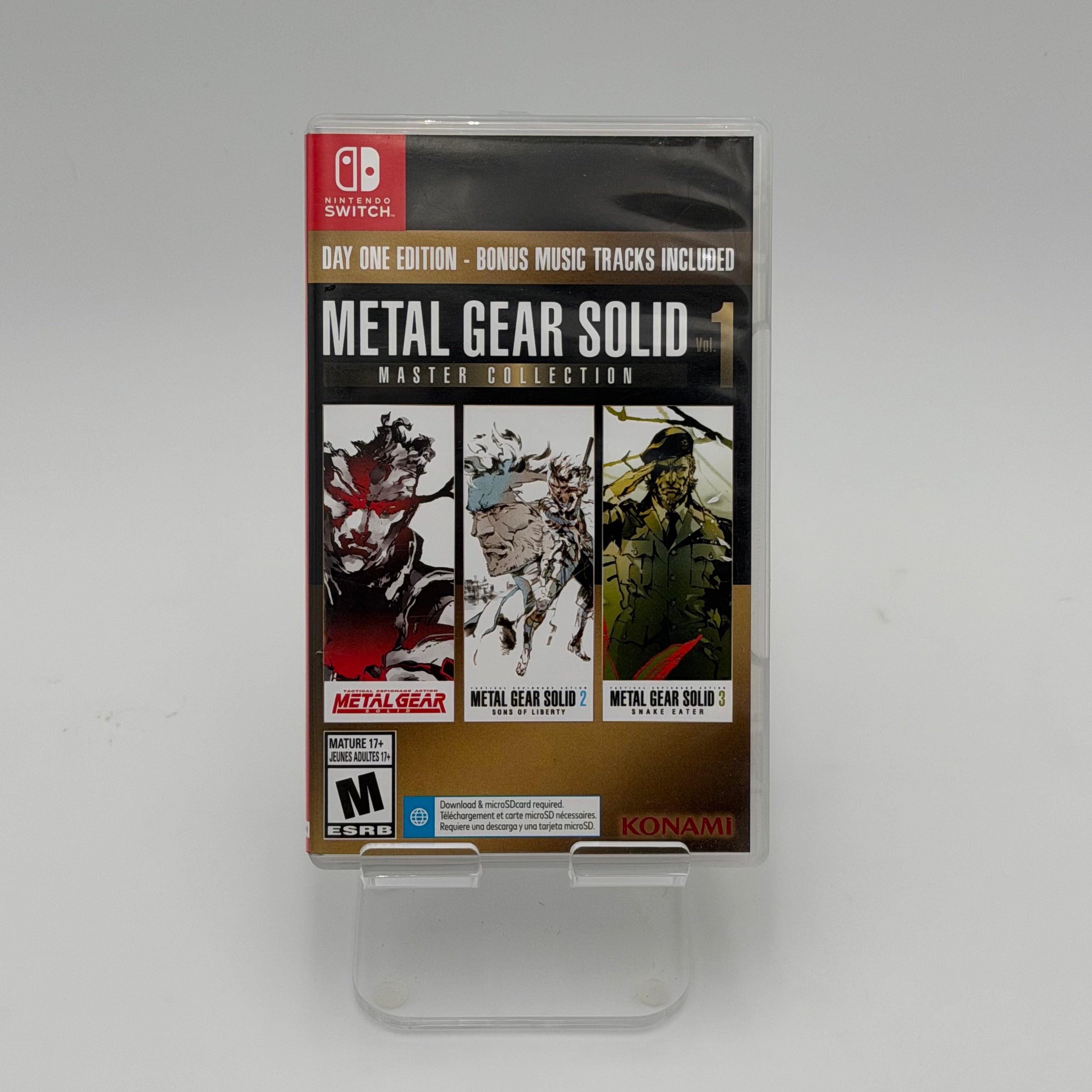 Nintendo Switch Metal Gear Solid Vol 1 Master Collection Used