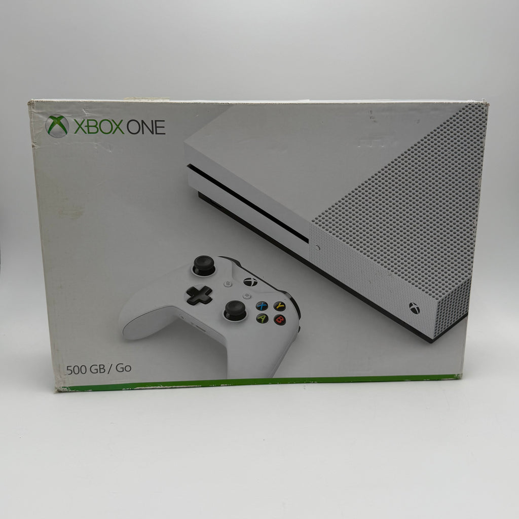 Microsoft Xbox One S 500GB Console - White With Cables