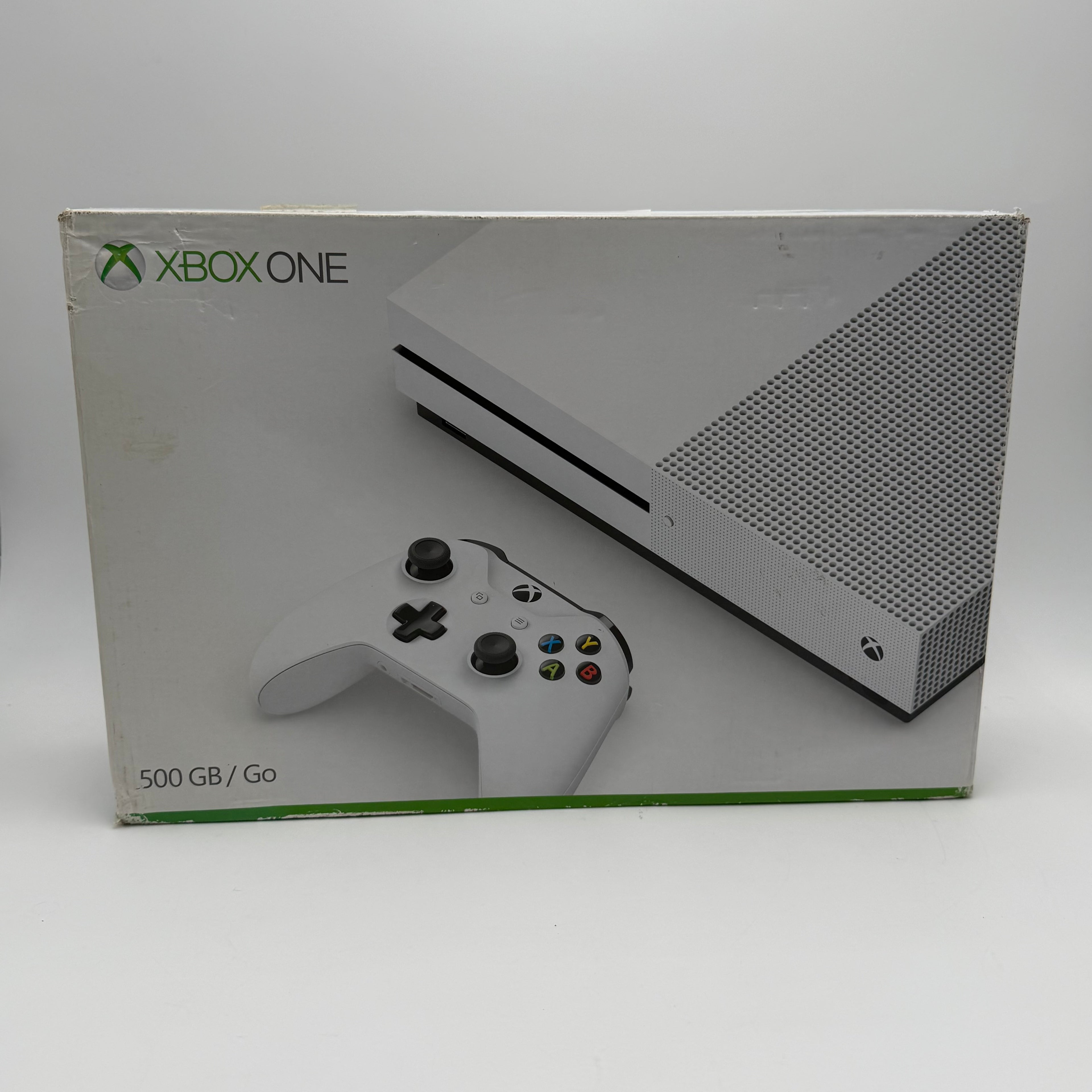 Microsoft Xbox One S 500GB Console - White With Cables
