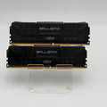 Crucial Ballistix 16GB (2x8GB) DDR4 3200MHz RAM BL8G32C16U4B Black