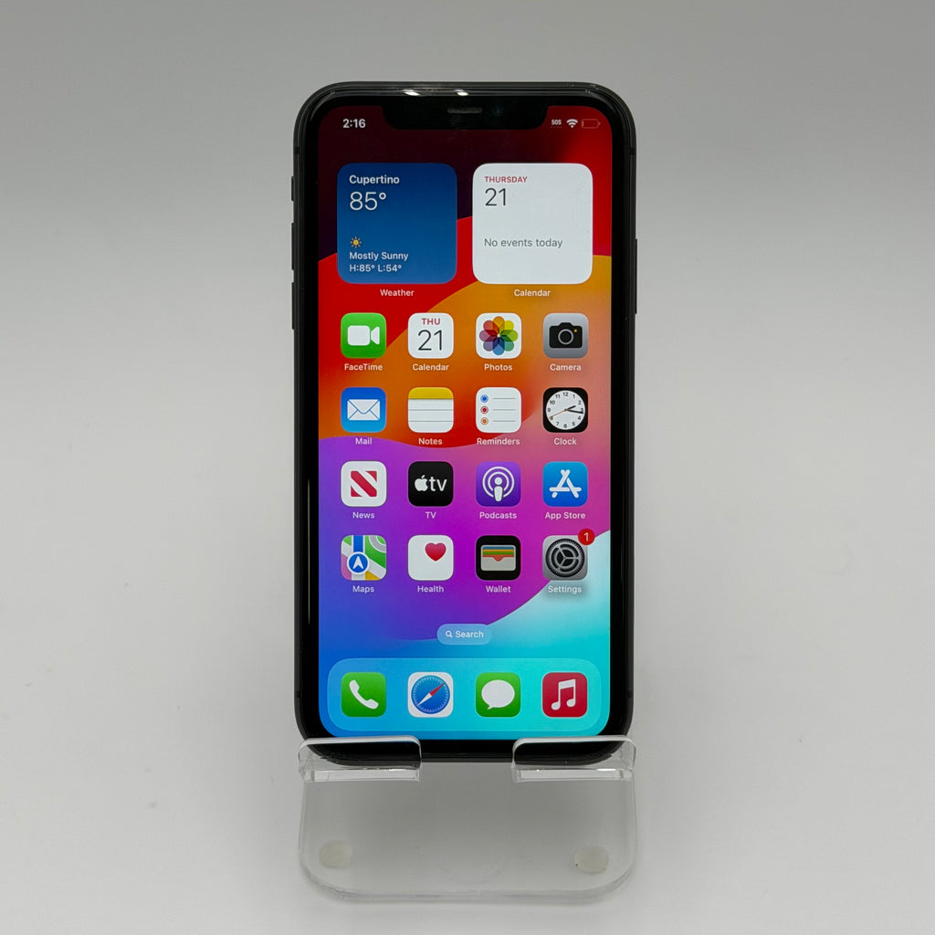 Broken Unlocked Apple iPhone 11 - 64GB - Bad Battery 75%