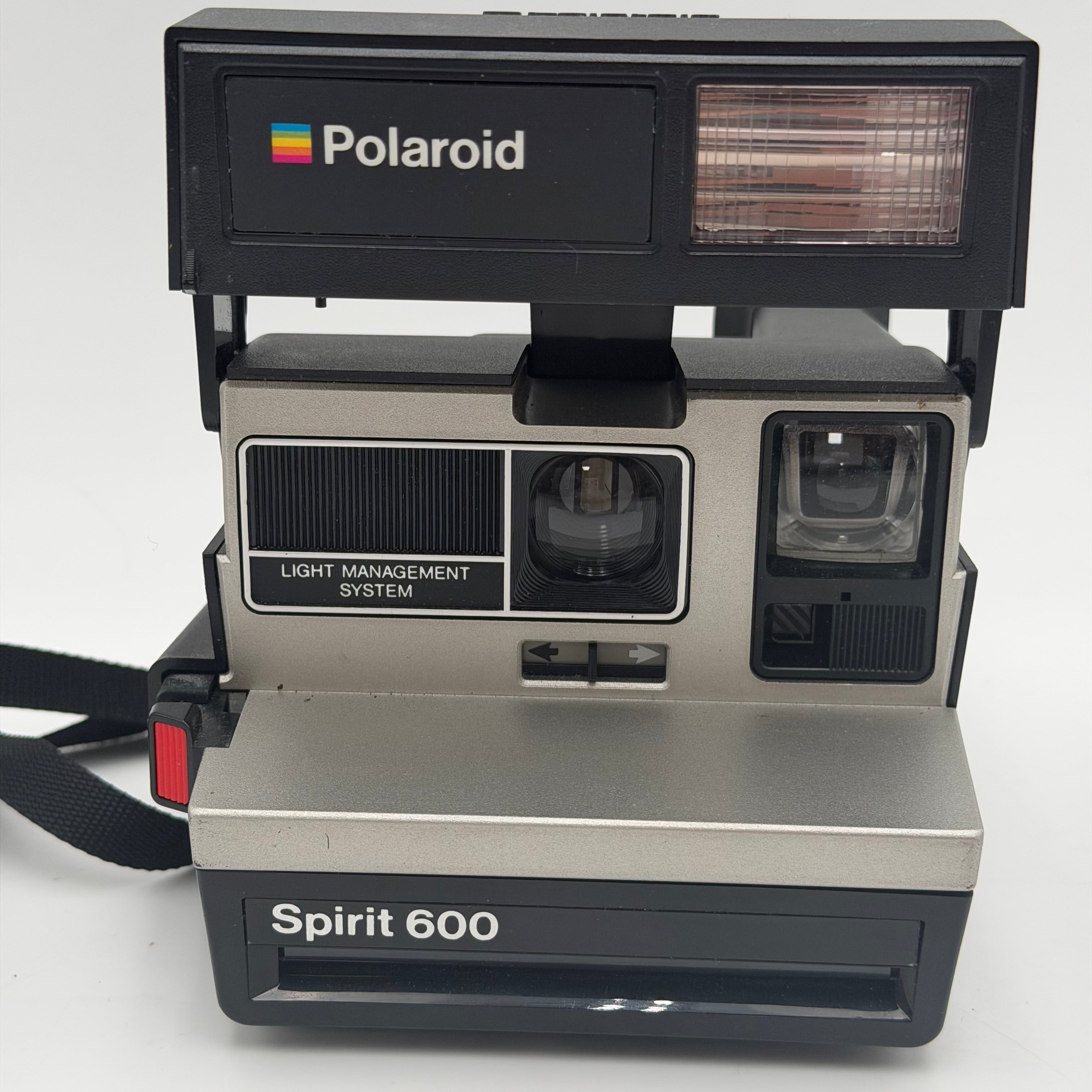 Polaroid Spirit 600 Instant Film Camera Black Used - B