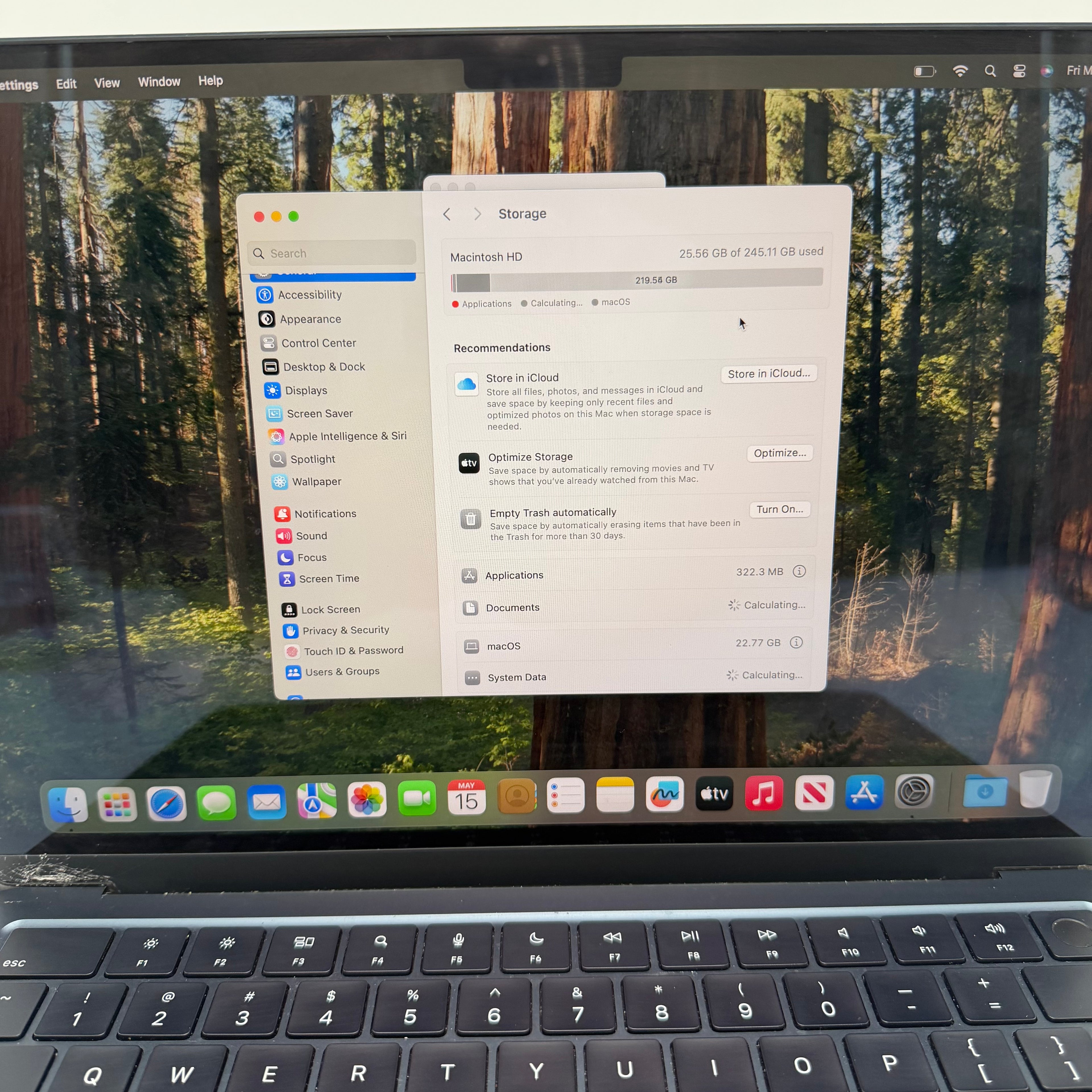 Apple MacBook Air 13" M2 A2681 2023 8GB 256GB Black Broken