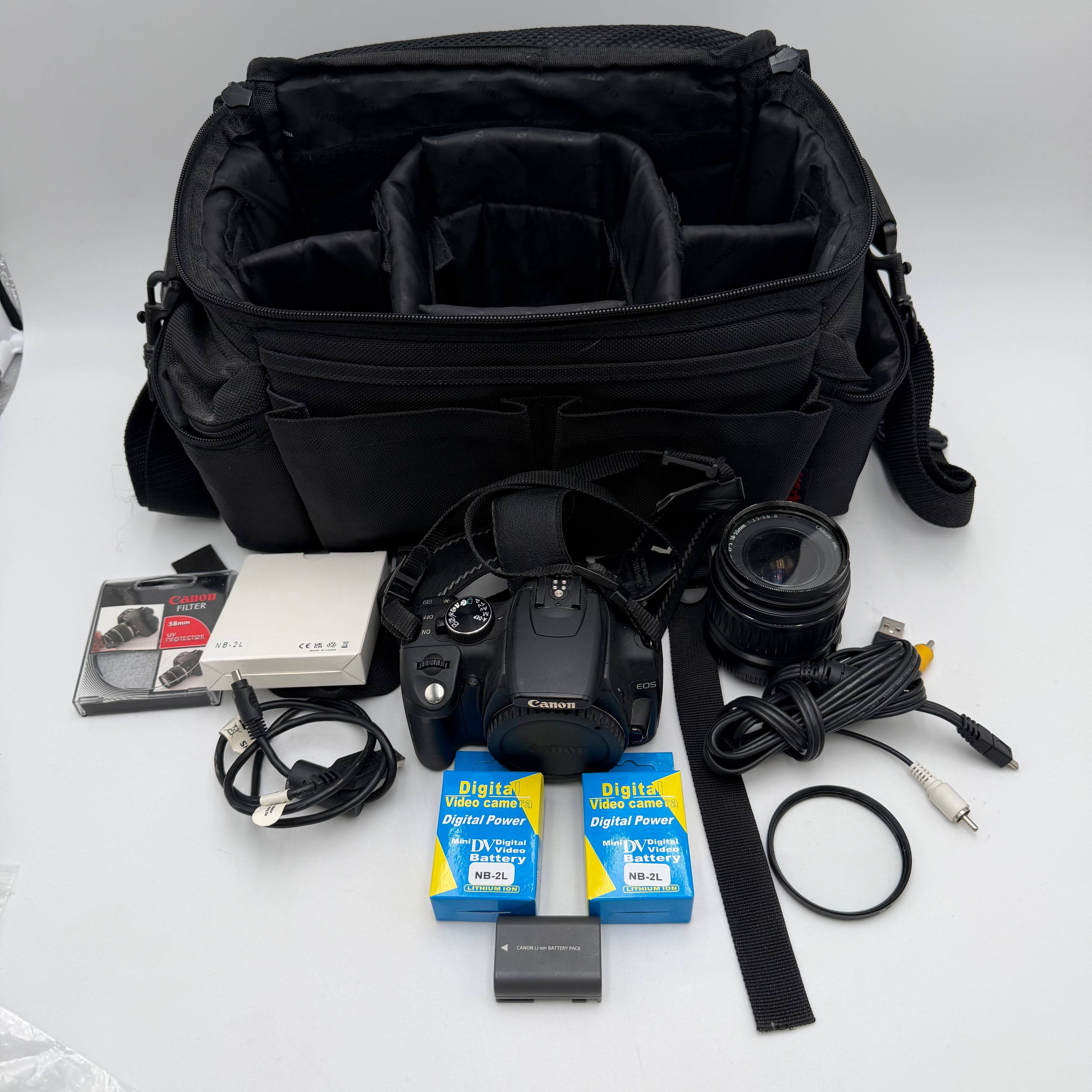 Canon EOS Rebel XT 350D Digital Camera Used - A Black