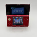 Flame Red Nintendo 3DS (Original) - WORKING - Includes Charger and Stylus