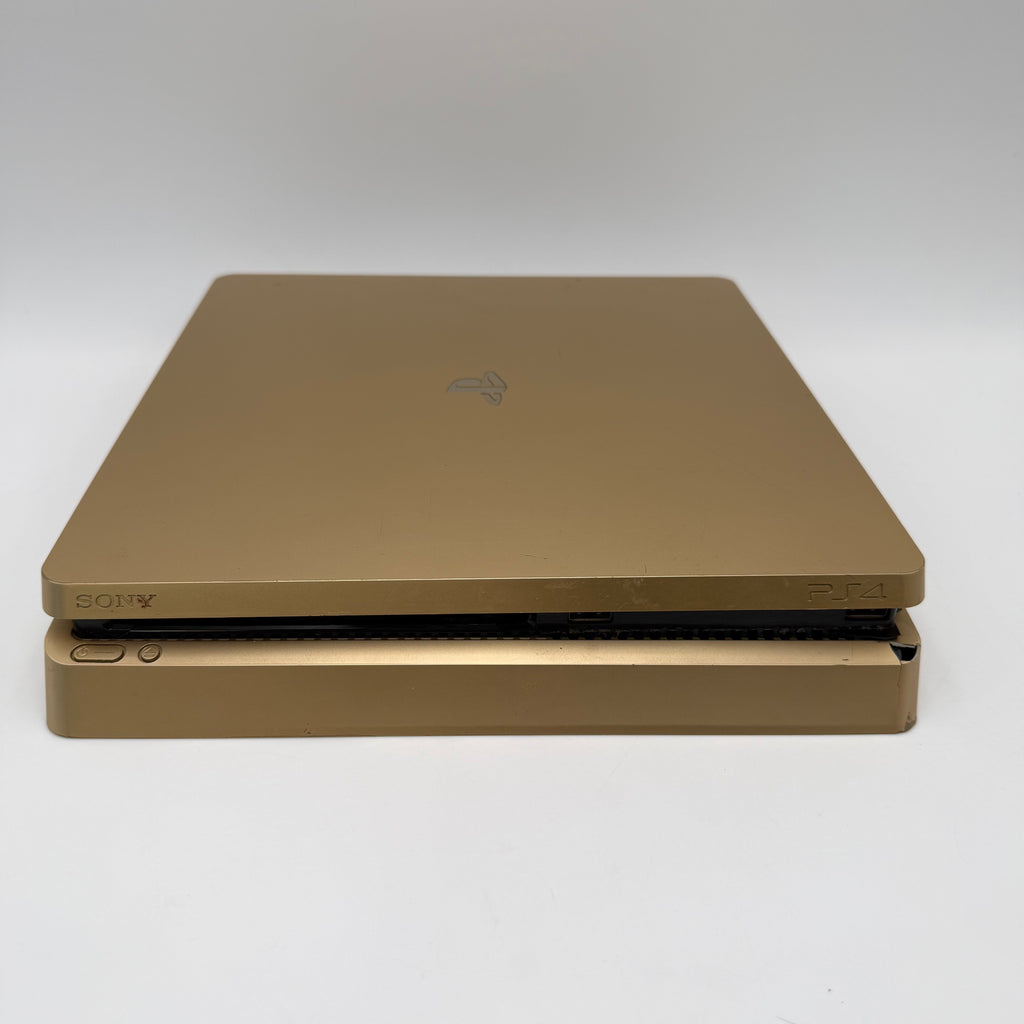 Sony PlayStation 4 PS4 CUH-2015B 1TB Limited Edition Gold Console - READ