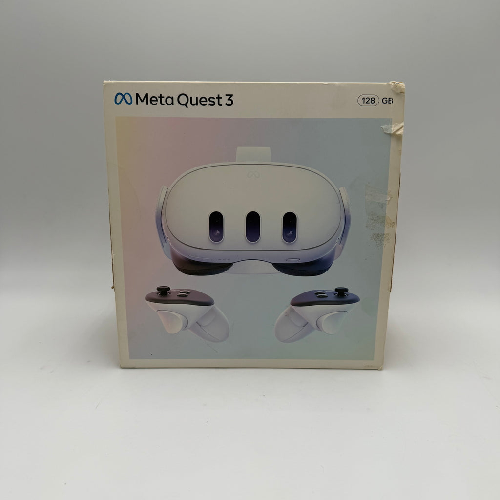Meta Quest 3 VR 128GB Headset + L/R Touch Plus Controllers & Accessories