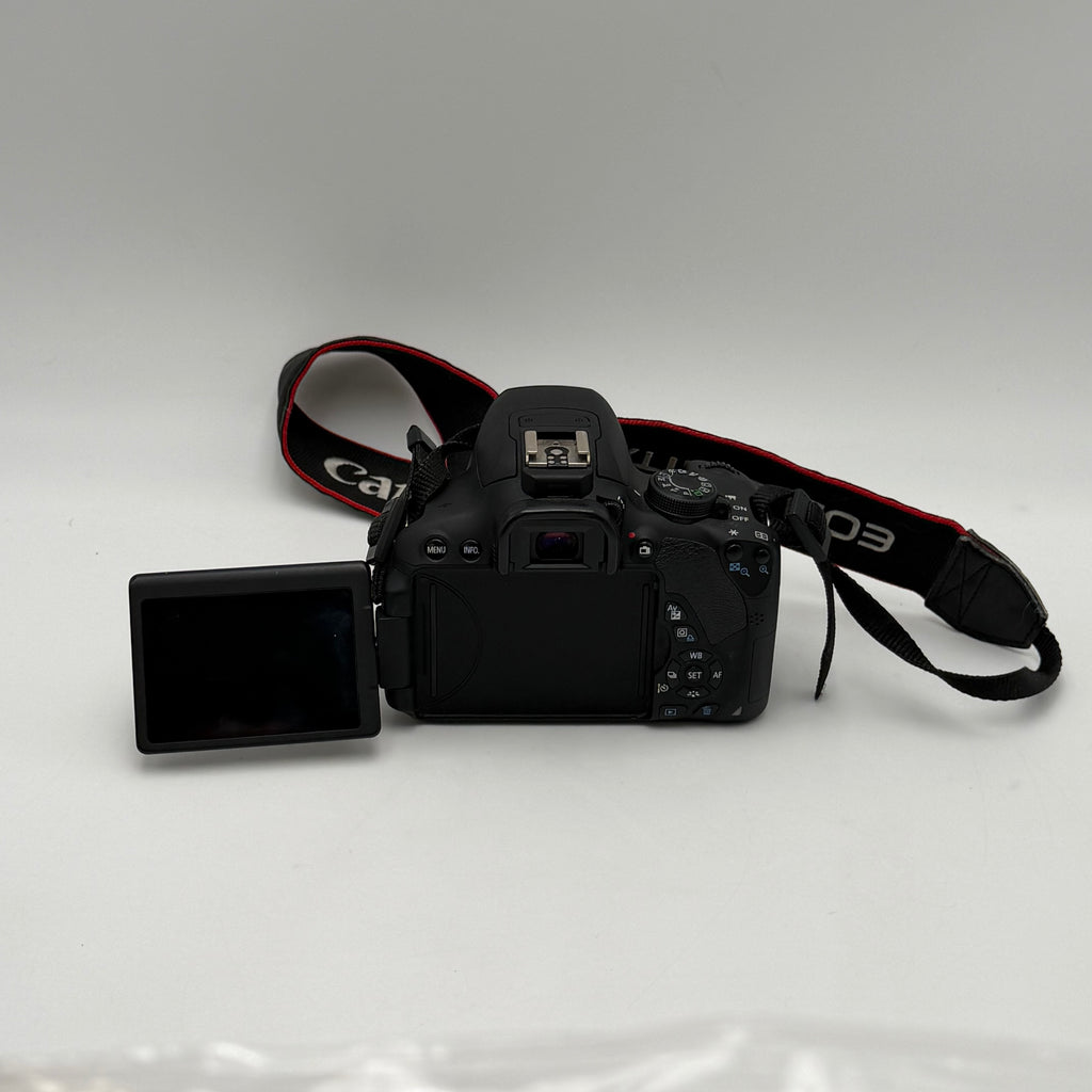 Canon EOS Rebel T5i DSLR Camera, Charger + EF-S 18-55mm Lens