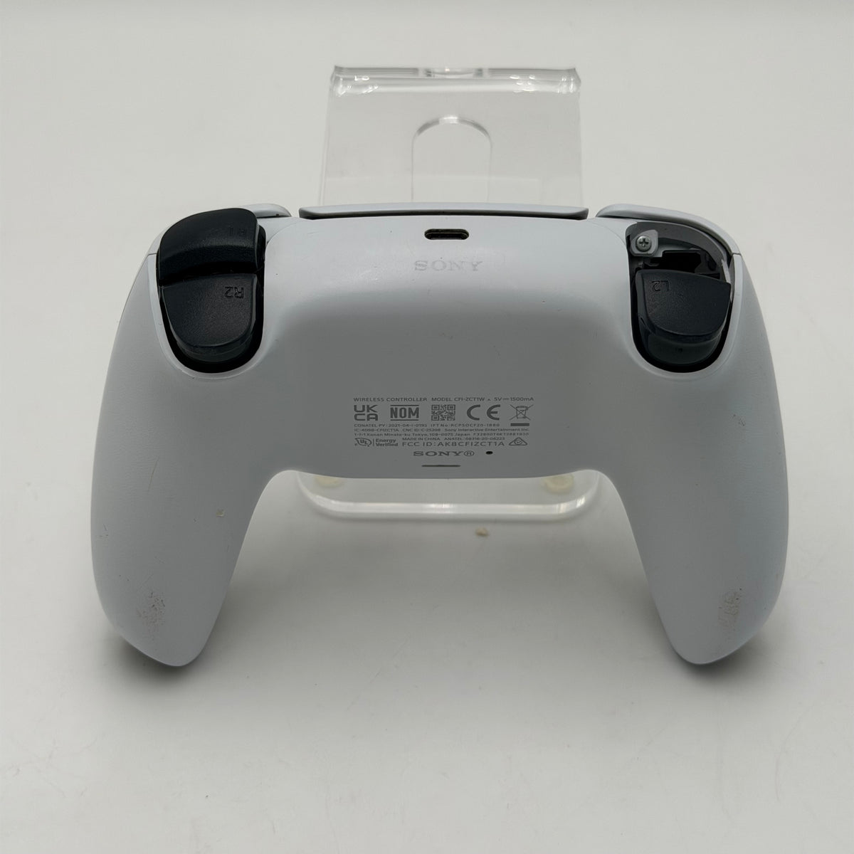 Sony PS5 CFI-ZCT1W White Game Controller - Broken Button No power