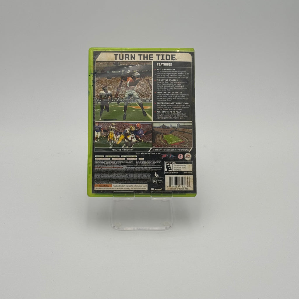 Xbox 360 EA Sports NCAA 07 Football Video Game - Used