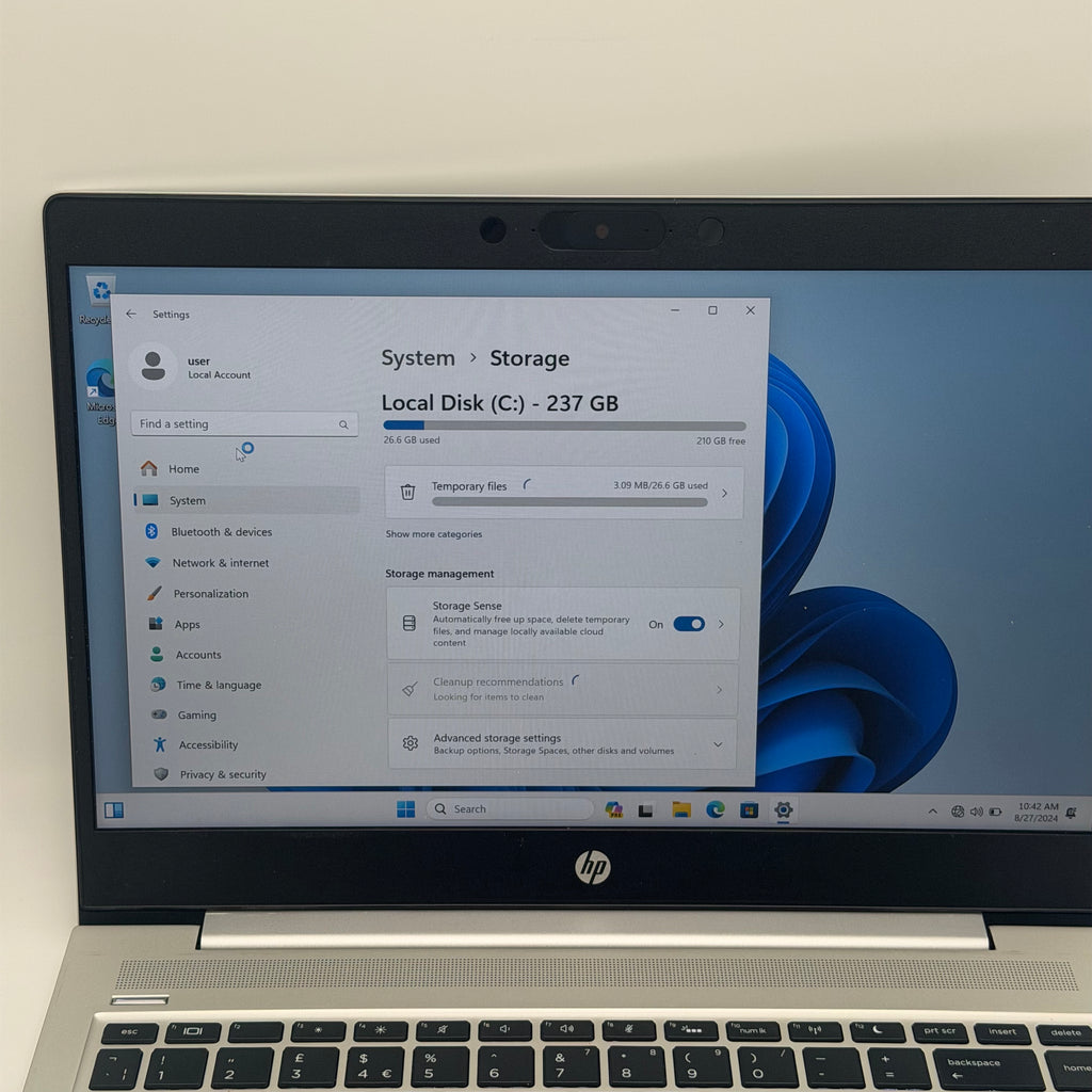 HP ProBook 445 G7 Laptop AMD Ryzen 5 256GB Black Charger