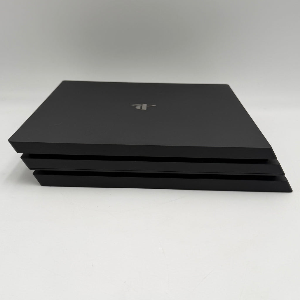 Sony PlayStation 4 Pro PS4 1TB Black Console CUH-7215B With 2 Controllers and Cables