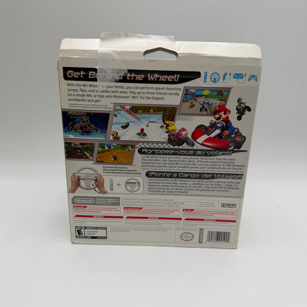 Nintendo Wii Mario kart with Racing Wheel New