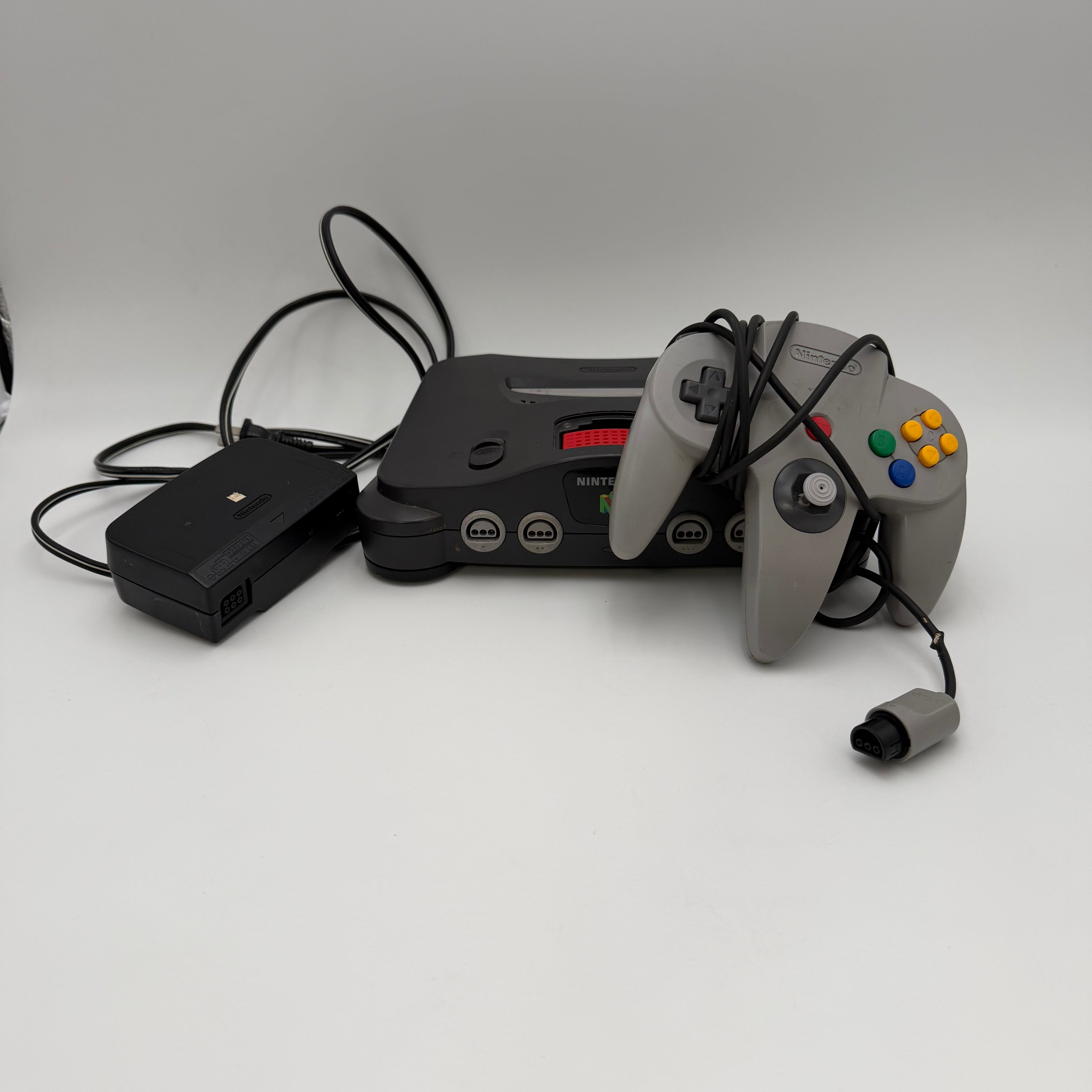 Nintendo 64 NUS-001 1996 Black Video Game Console - Used