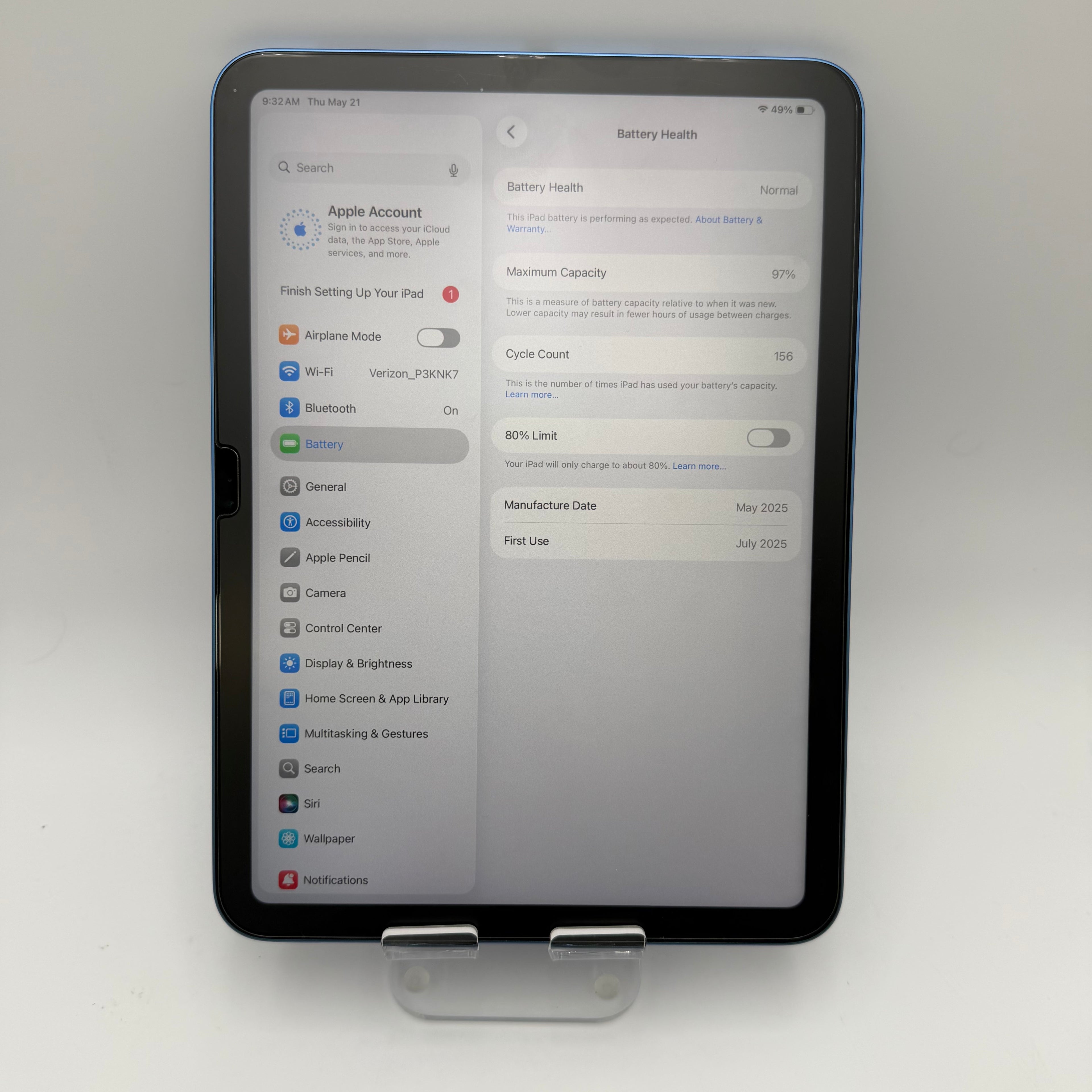 Apple iPad (11th Gen) A16 (2025) 128GB Wi-Fi Only Tablet