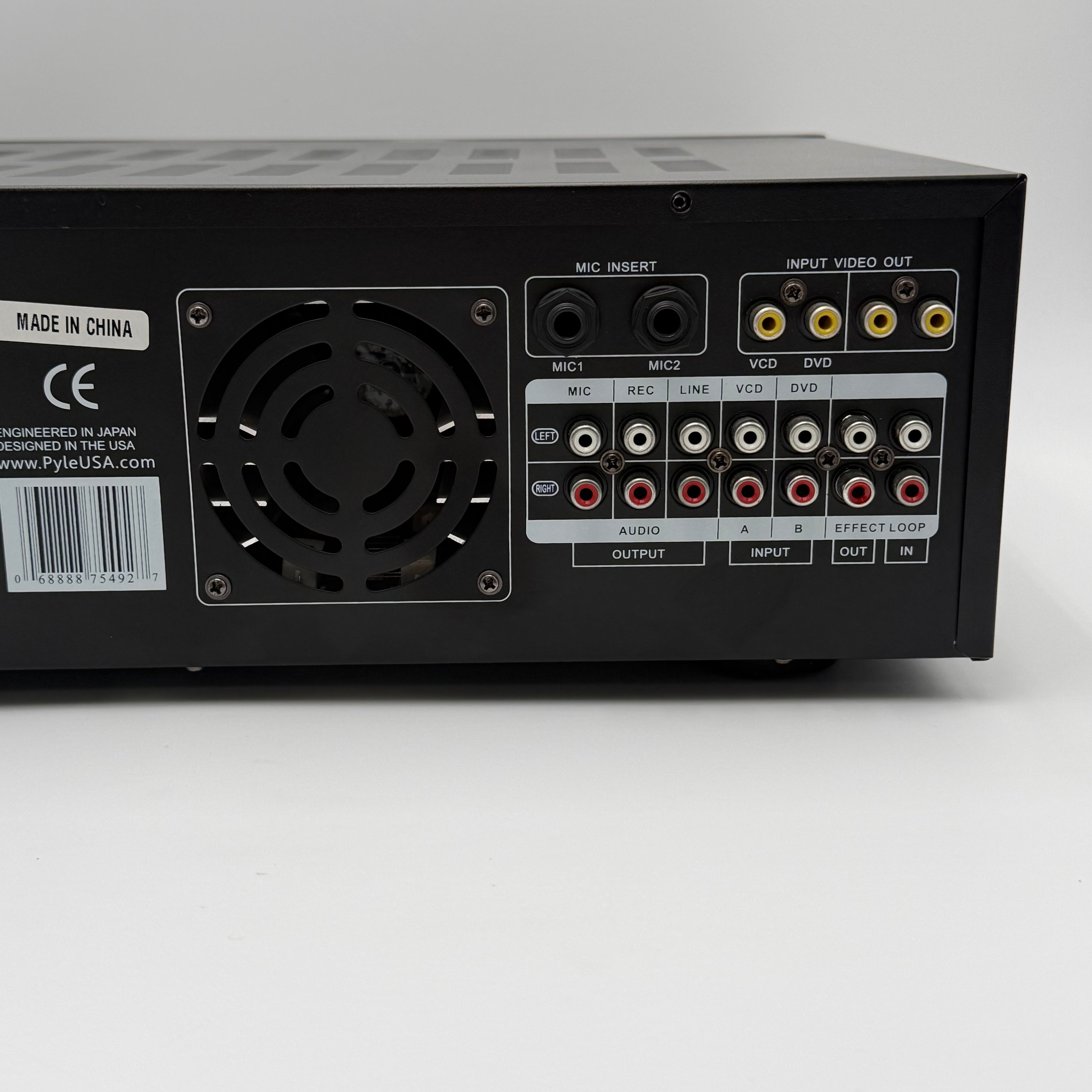 Pyle Pro 1000-Watt Wireless Bluetooth Stereo Mixer Karaoke Amplifier