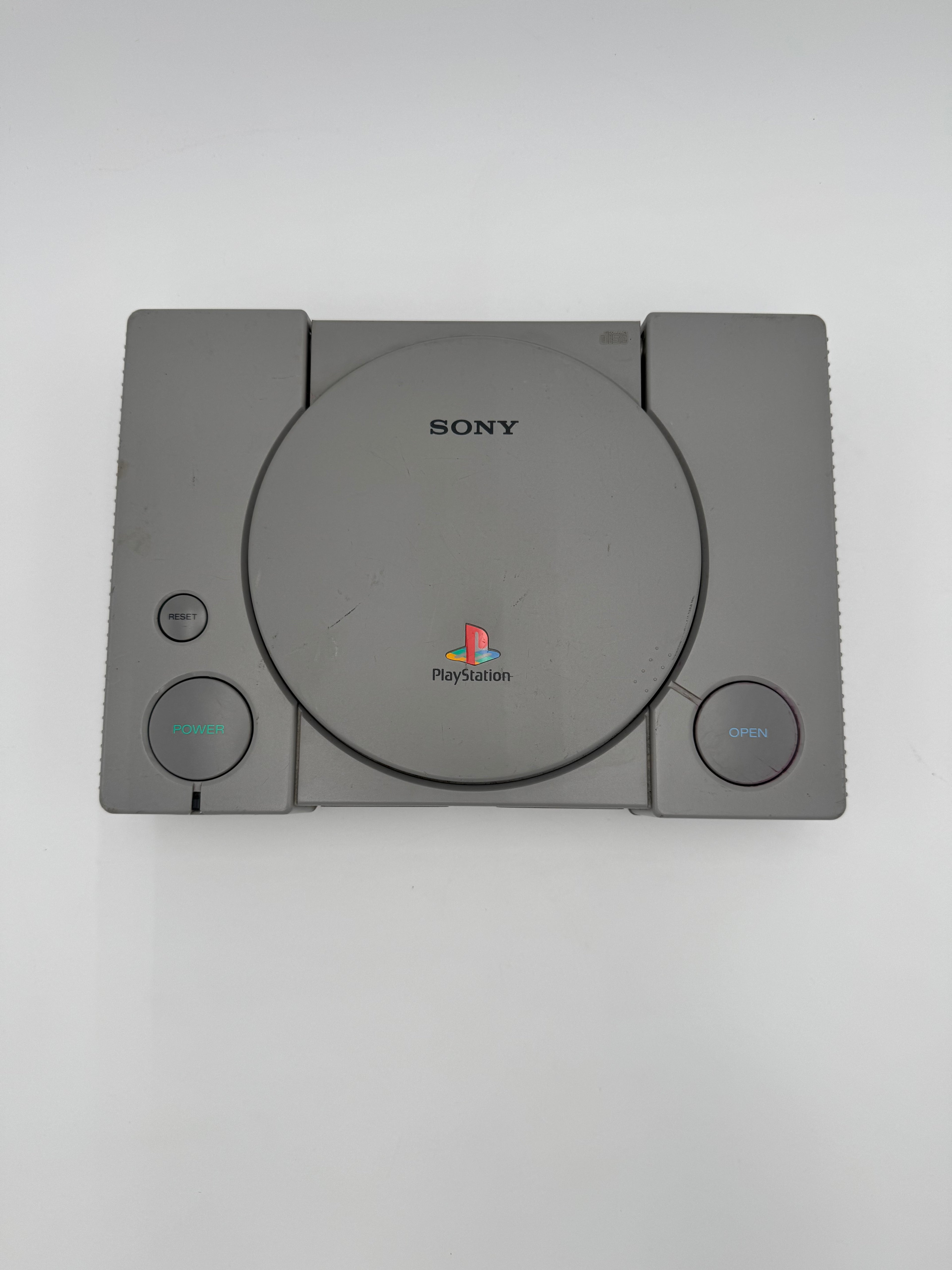 Sony PlayStation 1 SCPH-9001 Video Game Console - Silver - Broken