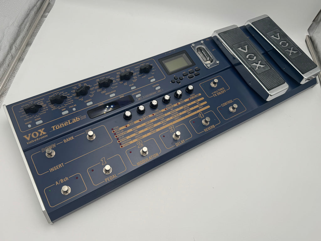 VOX ToneLab SE Vacuum Tube Multi-Effector Twin Pedal w/ Power Cord - Tested/Working - READ