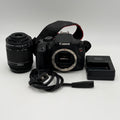 Canon EOS Rebel T5i DSLR Camera, Charger + EF-S 18-55mm Lens