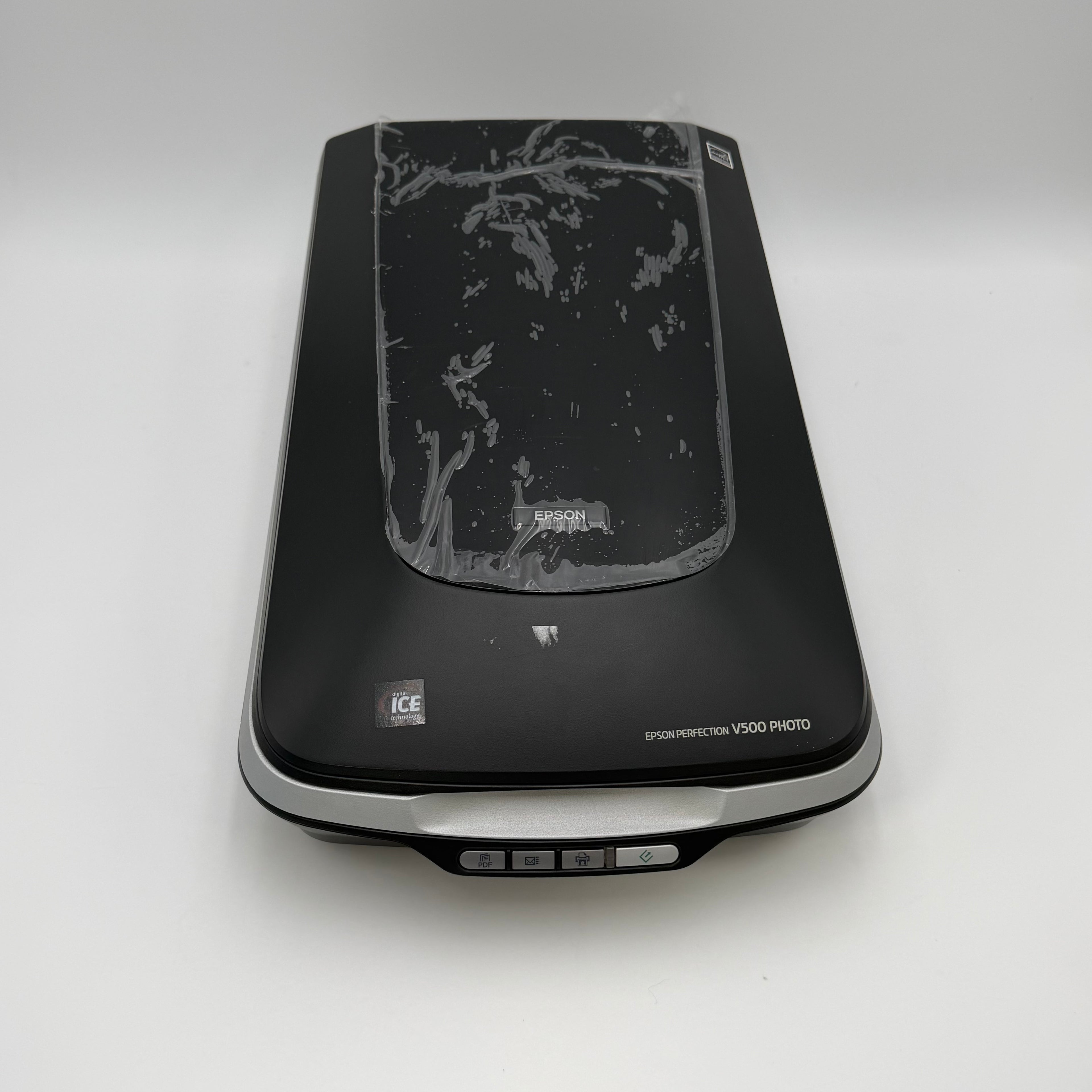 Epson Perfection V500 Photo Scanner w/ Power Adapter & Negative Holders Tested