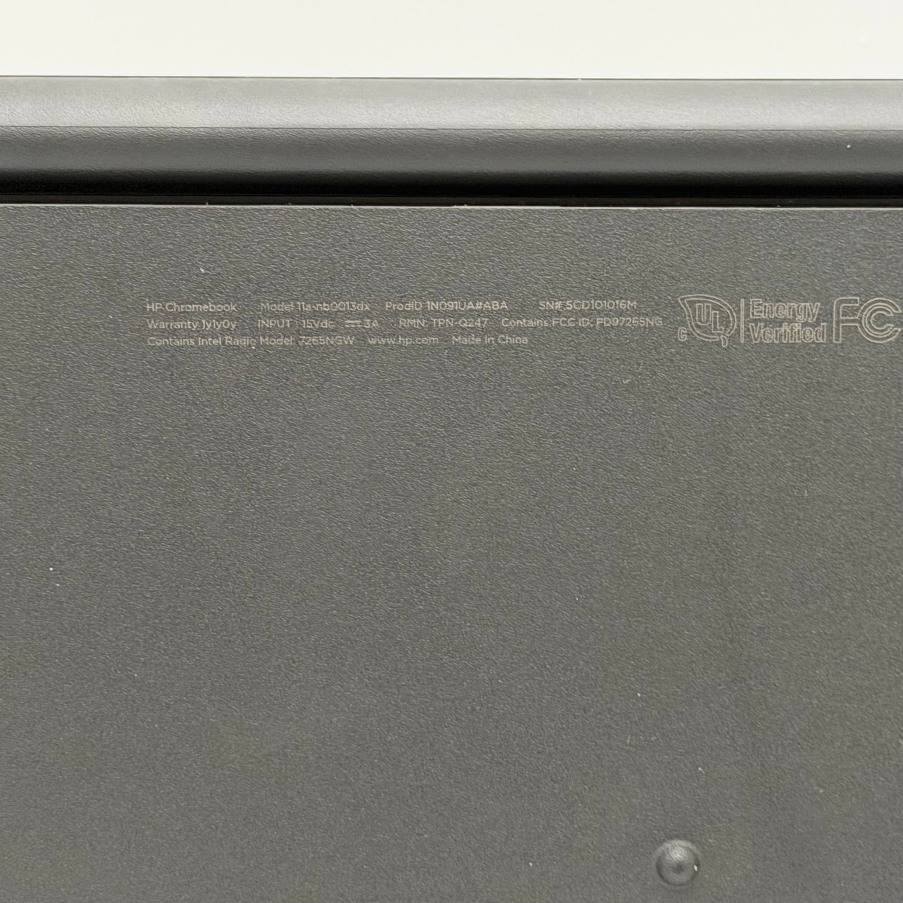 HP Chromebook 11a-nb0013dx 11" intel Celeron 4GB RAM 32GB Jet Black - Good Condition