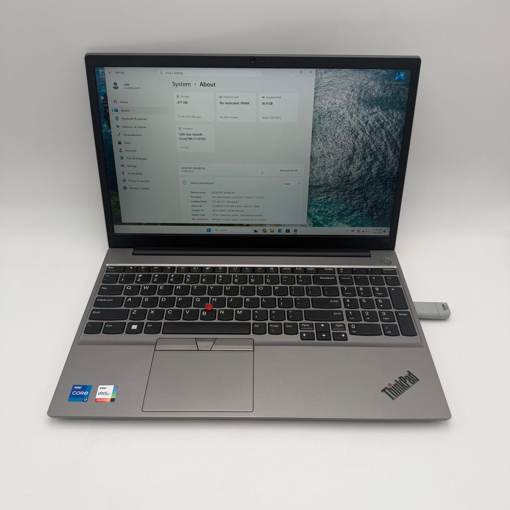 Lenovo ThinkPad E15 Gen 4 Laptop Silver Used - A