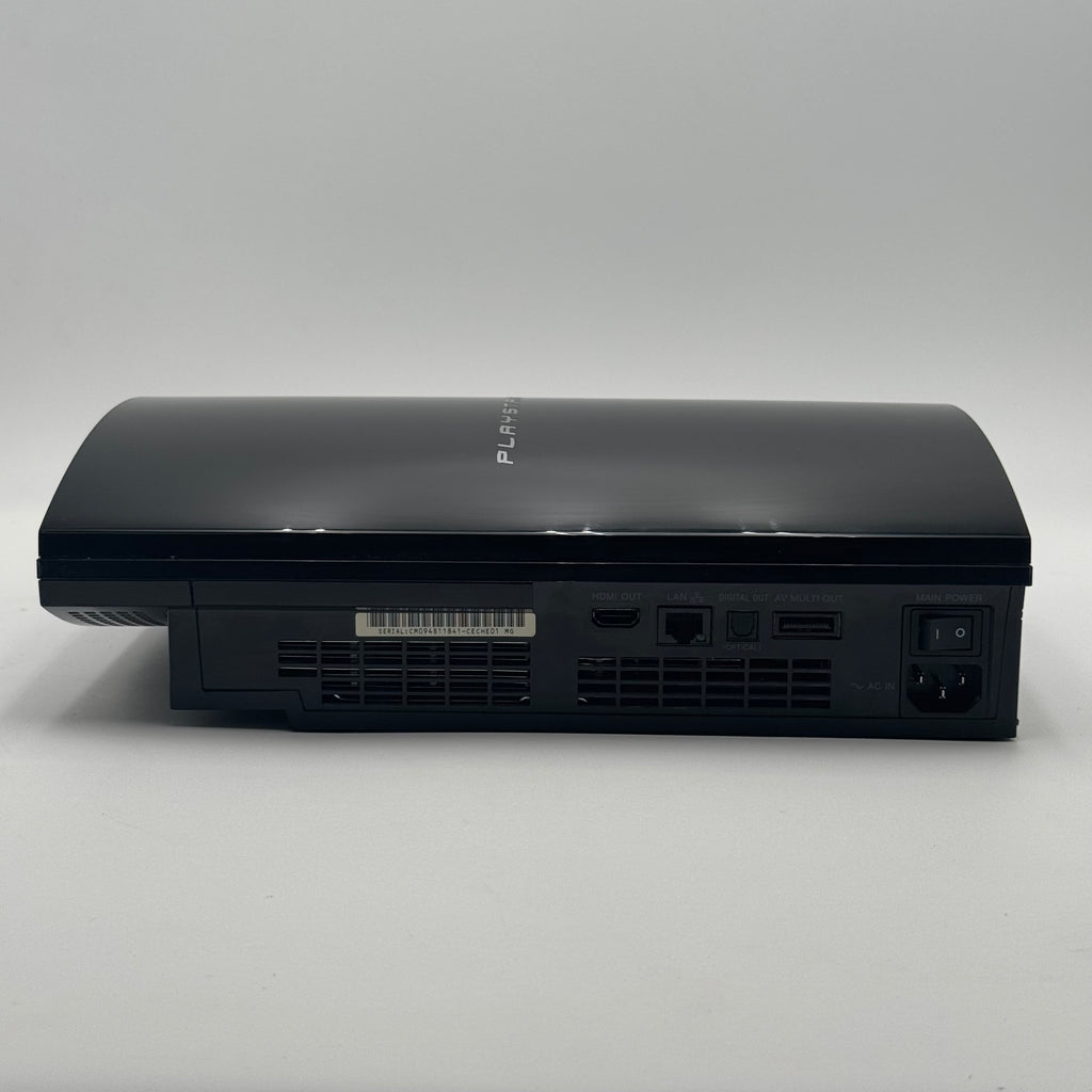 Sony PlayStation 3 PS3 Fat 80GB CECHE01 Console Bundle w/ Controller - Good Condition
