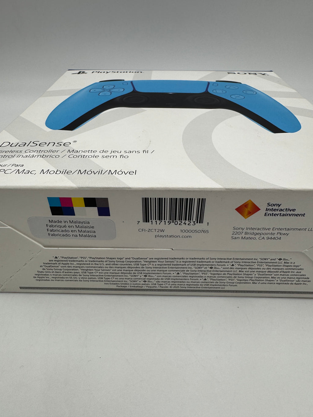 New Sony PlayStation 5 DualSense Wireless Controller Starlight Blue CFI-ZCT2W