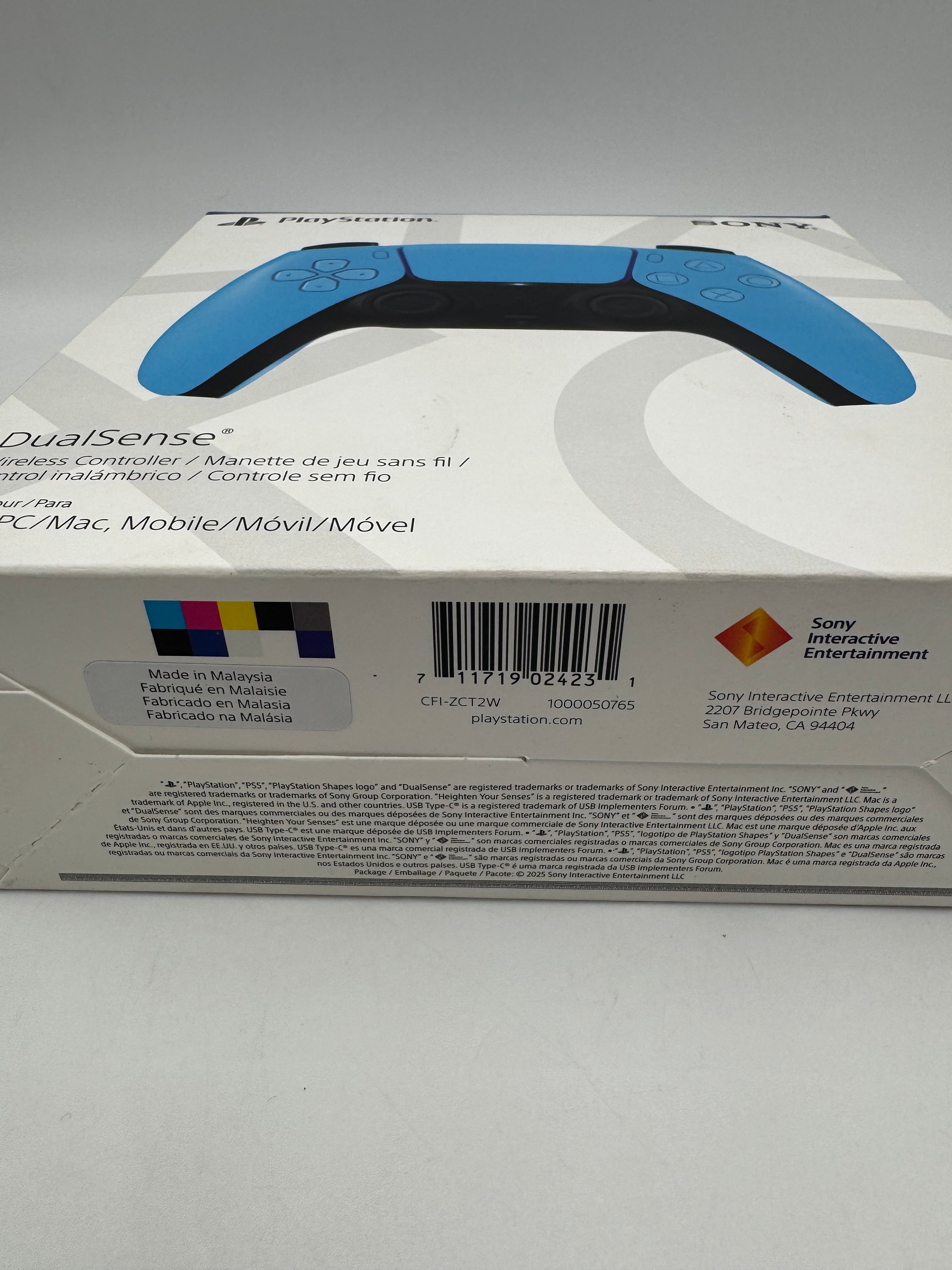 New Sony PlayStation 5 DualSense Wireless Controller Starlight Blue CFI-ZCT2W
