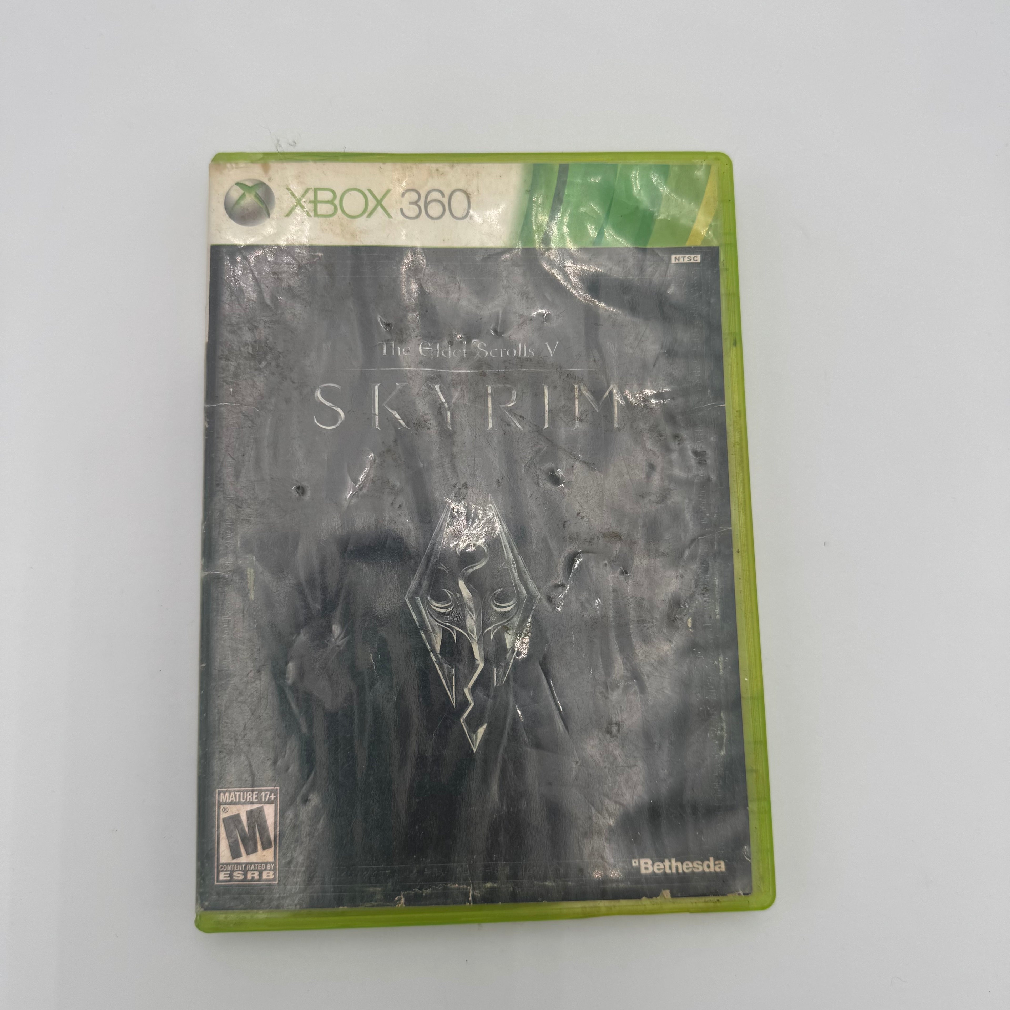 The Elder Scrolls V Skyrim (Xbox 360) - Complete In Box CIB - TESTED & WORKS