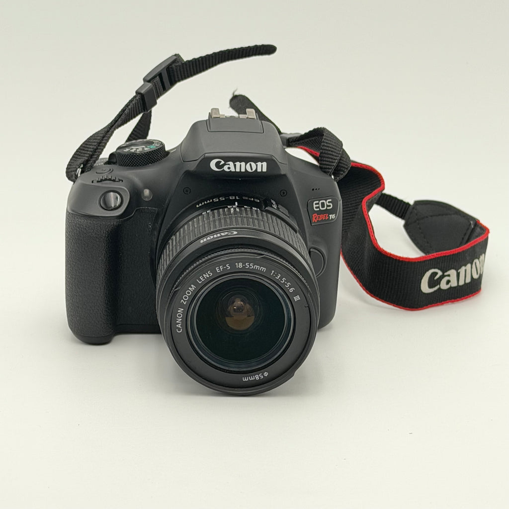 Canon EOS Rebel T6 Digital Camera w/ EFS 18-55mm lens DSLR Kit