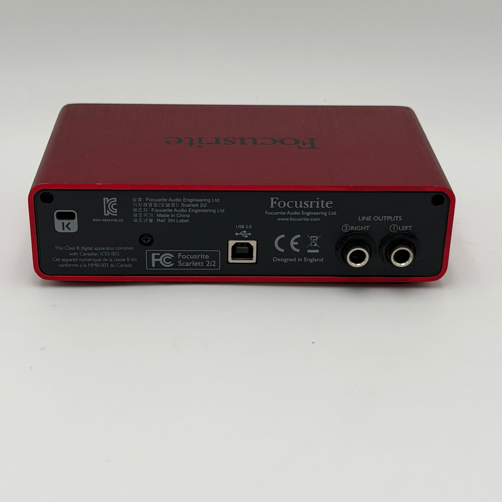 Focusrite Scarlett 2i2 2nd Gen USB Audio Interface