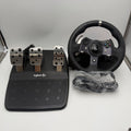 Logitech G920 Steering Wheel and Pedal Game Controller Used Black