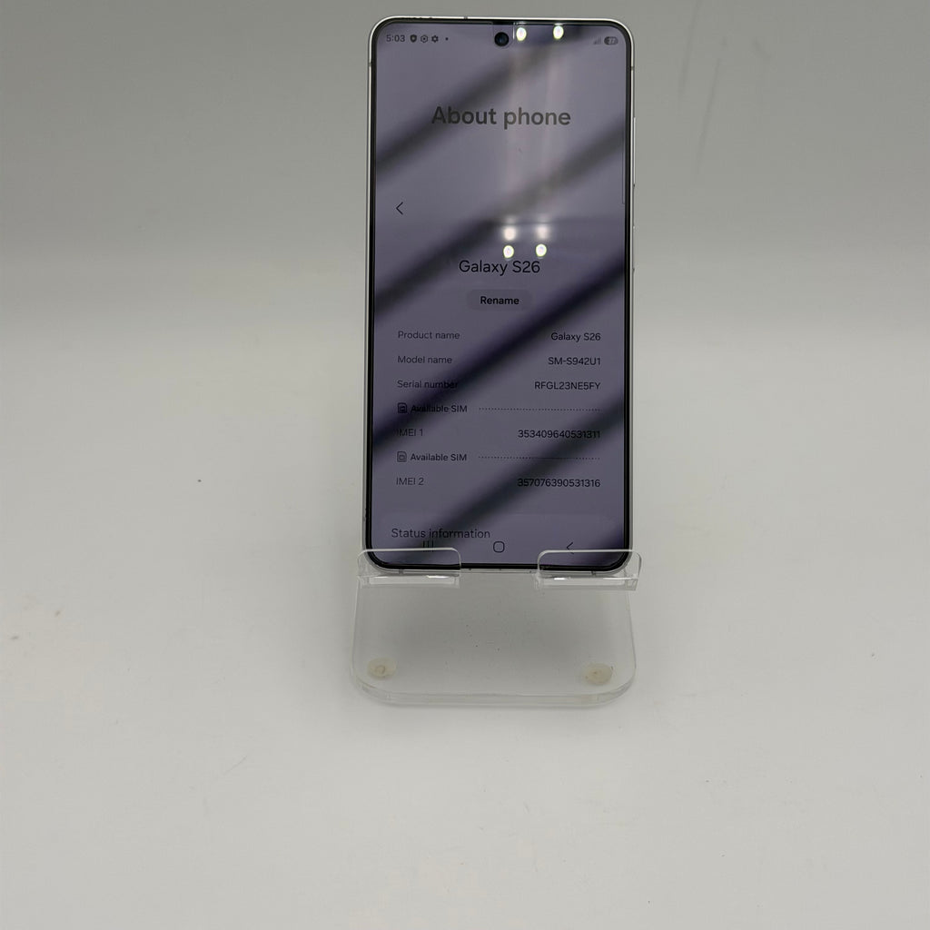 Samsung Galaxy S26 Black New Open Box Cell Phone