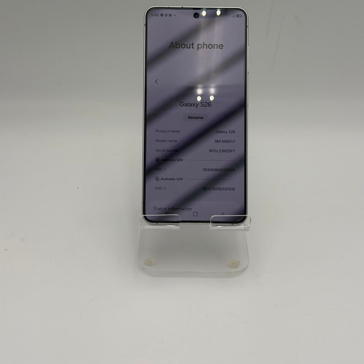 Samsung Galaxy S26 Black New Open Box Cell Phone