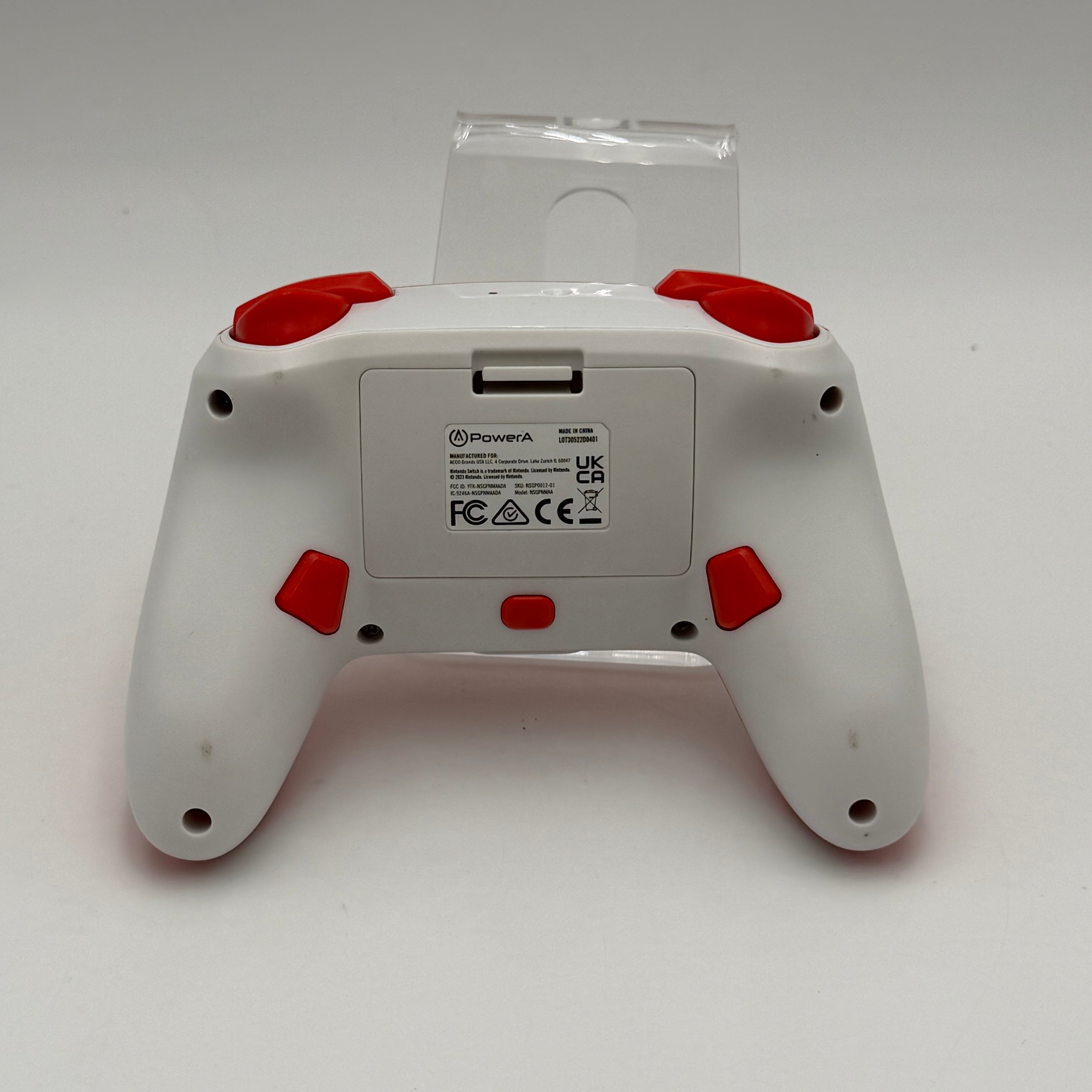 PowerA Wireless Controller, Super Mario, For Nintendo Switch, Red - USED